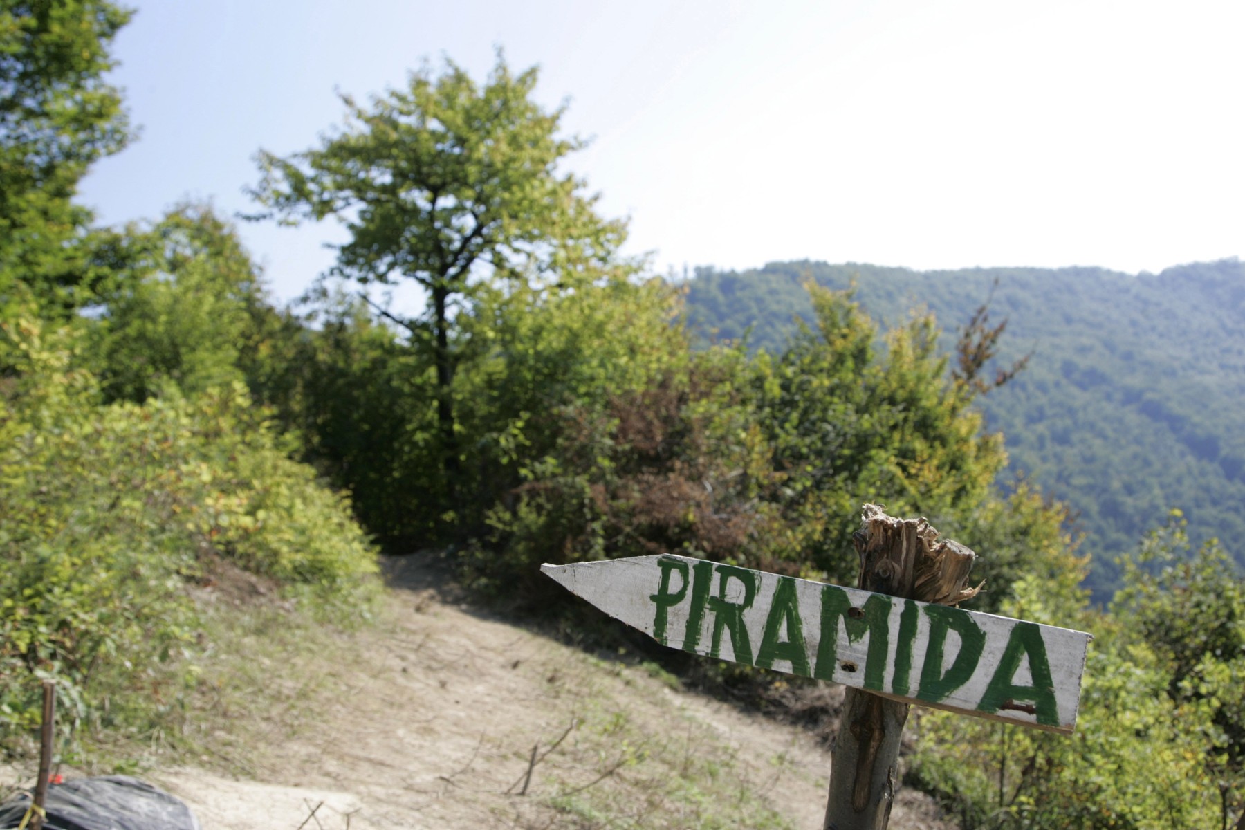 The Pyramid of the Sun,Visocica Hill,  Bosnia- Sep 2006