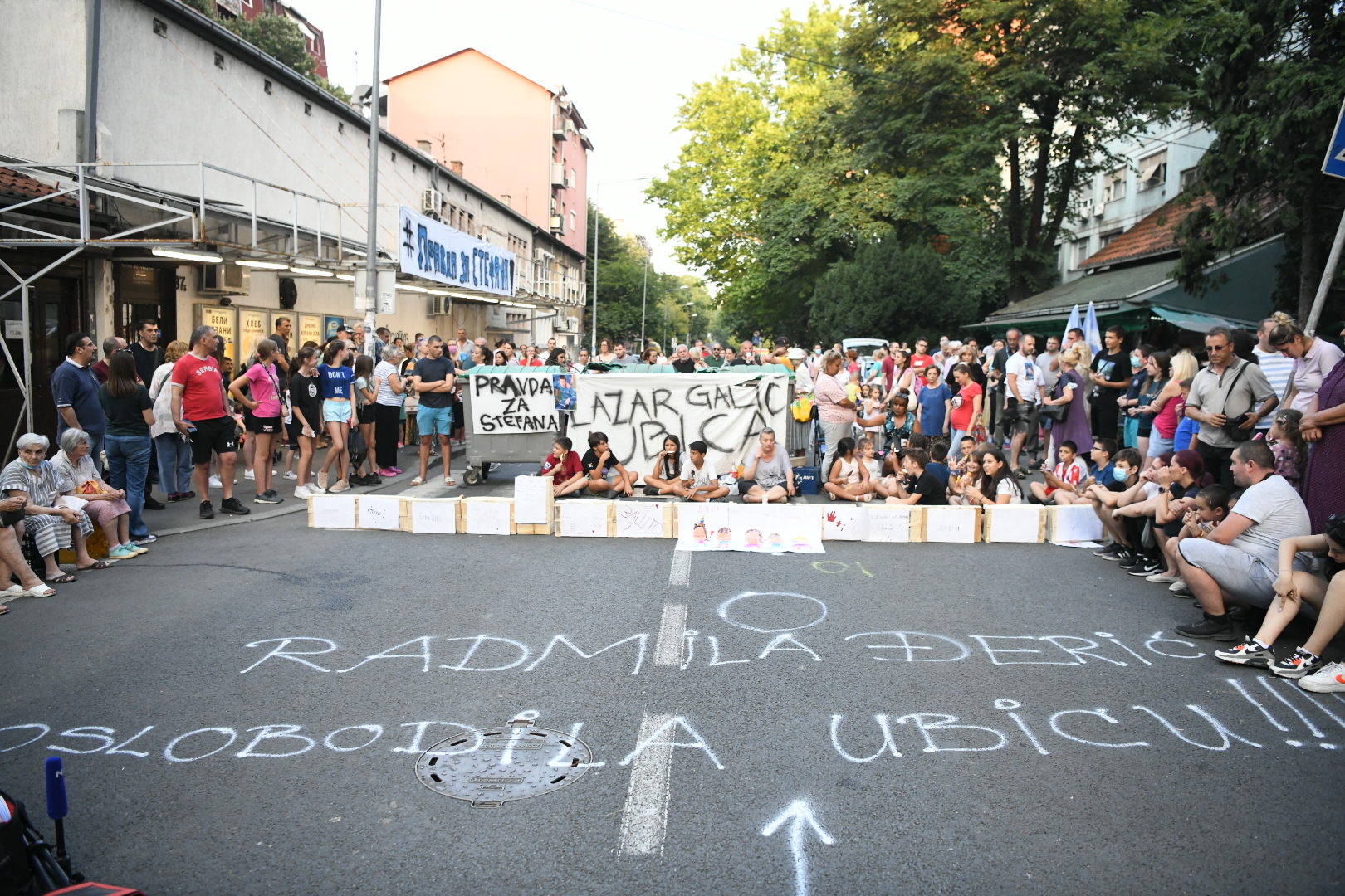 Karaburma protest decak Stefan