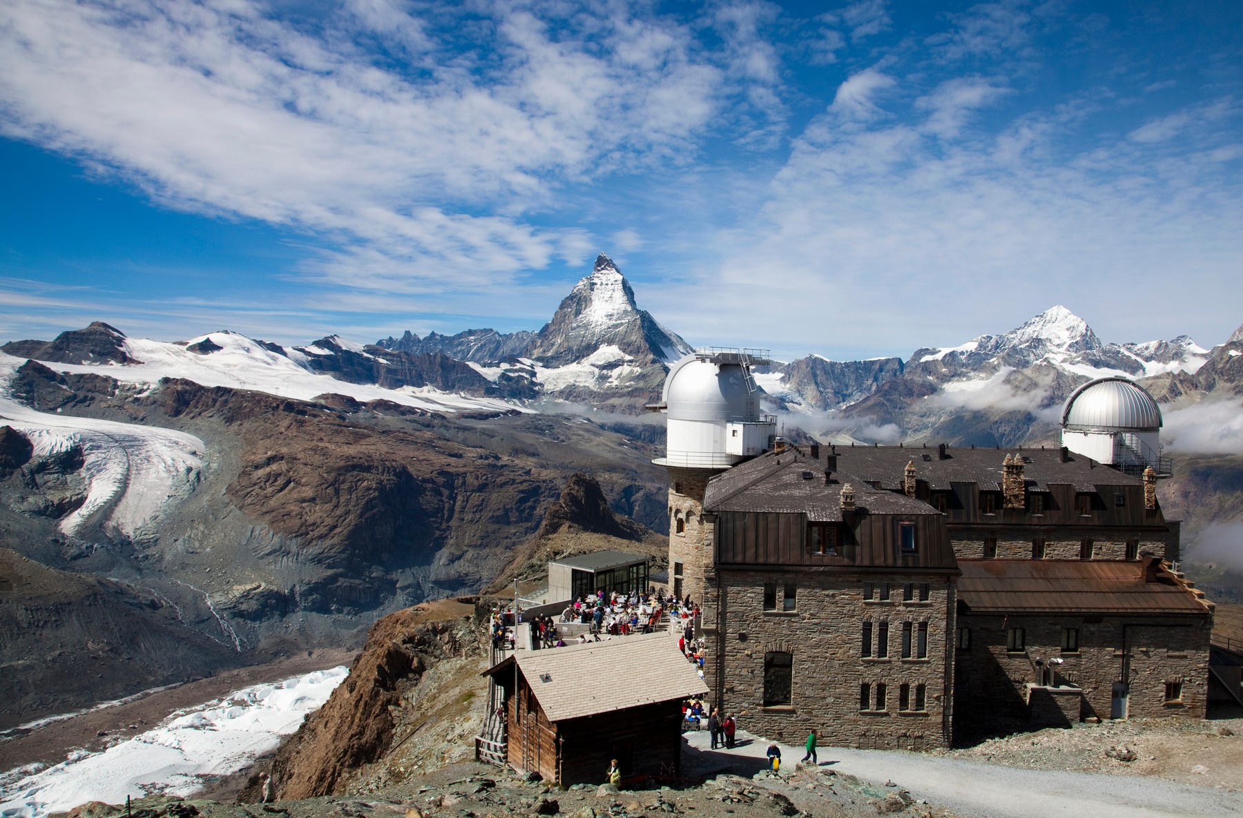 Astronomical observatory, Matterhorn, Swiss Alps, Switzerland
