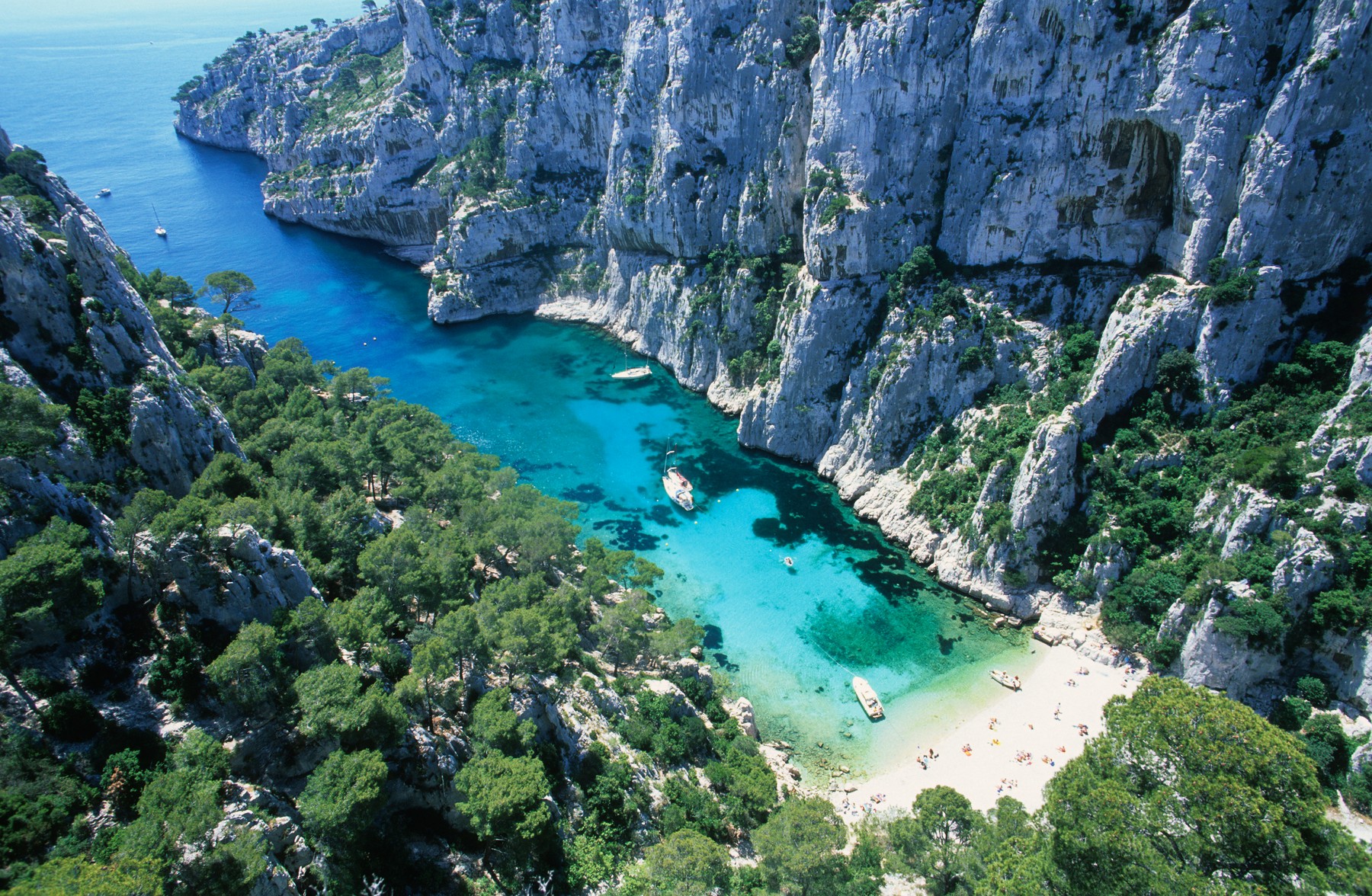 France, Bouches du Rhone, Marseille, european capital of culture 2013, En Vau creek,Image: 196732345, License: Rights-managed, Restrictions: , Model Release: no, Credit line: - / Hemis / Profimedia