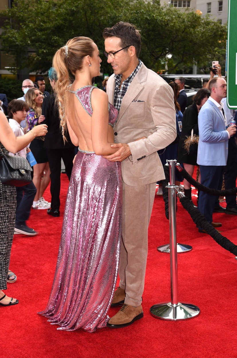 Blake Lively and Ryan Reynolds 
'Free Guy' film premiere, Arrivals, New York, USA - 03 Aug 2021,Image: 625258718, License: Rights-managed, Restrictions: , Model Release: no, Credit line: Photo Image Press / Shutterstock Editorial / Profimedia
