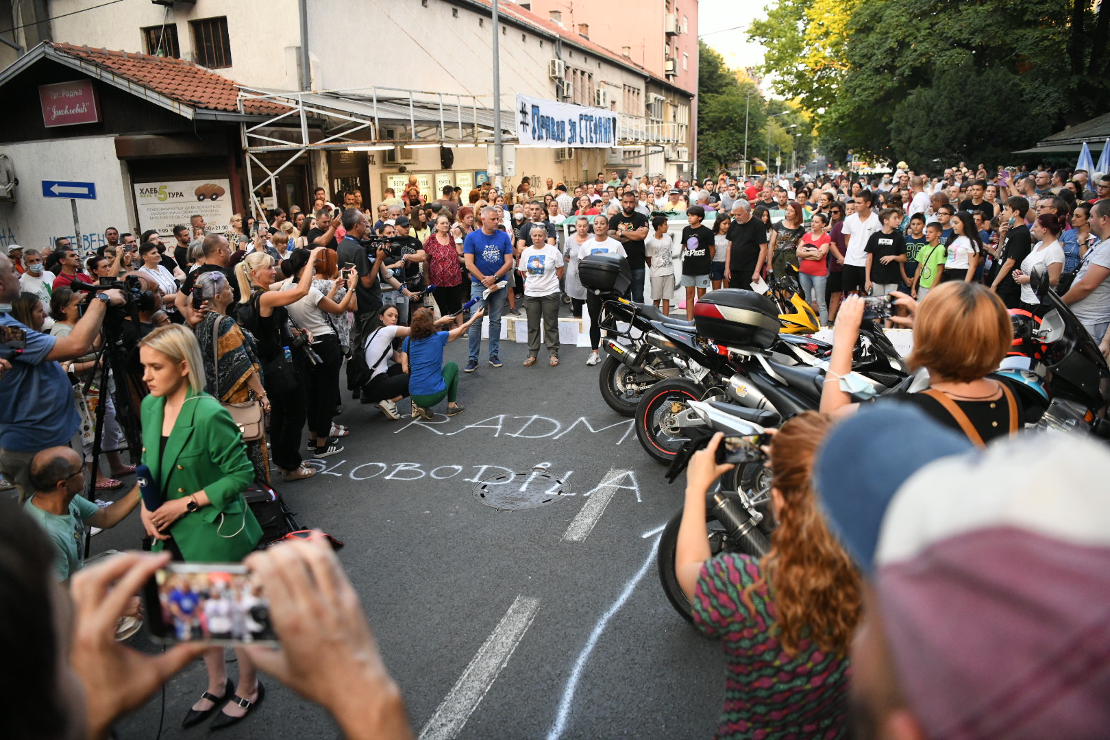 Karaburma protest decak Stefan