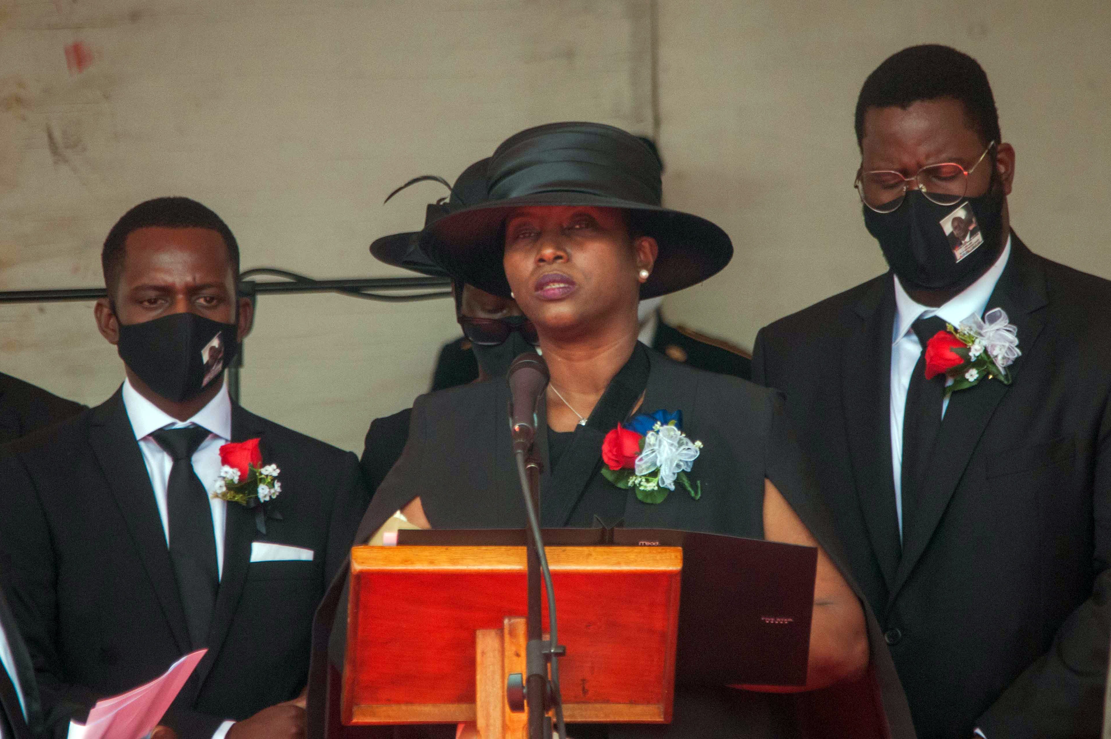 Funeral of the assassinated president of Haiti Jovenel Moise