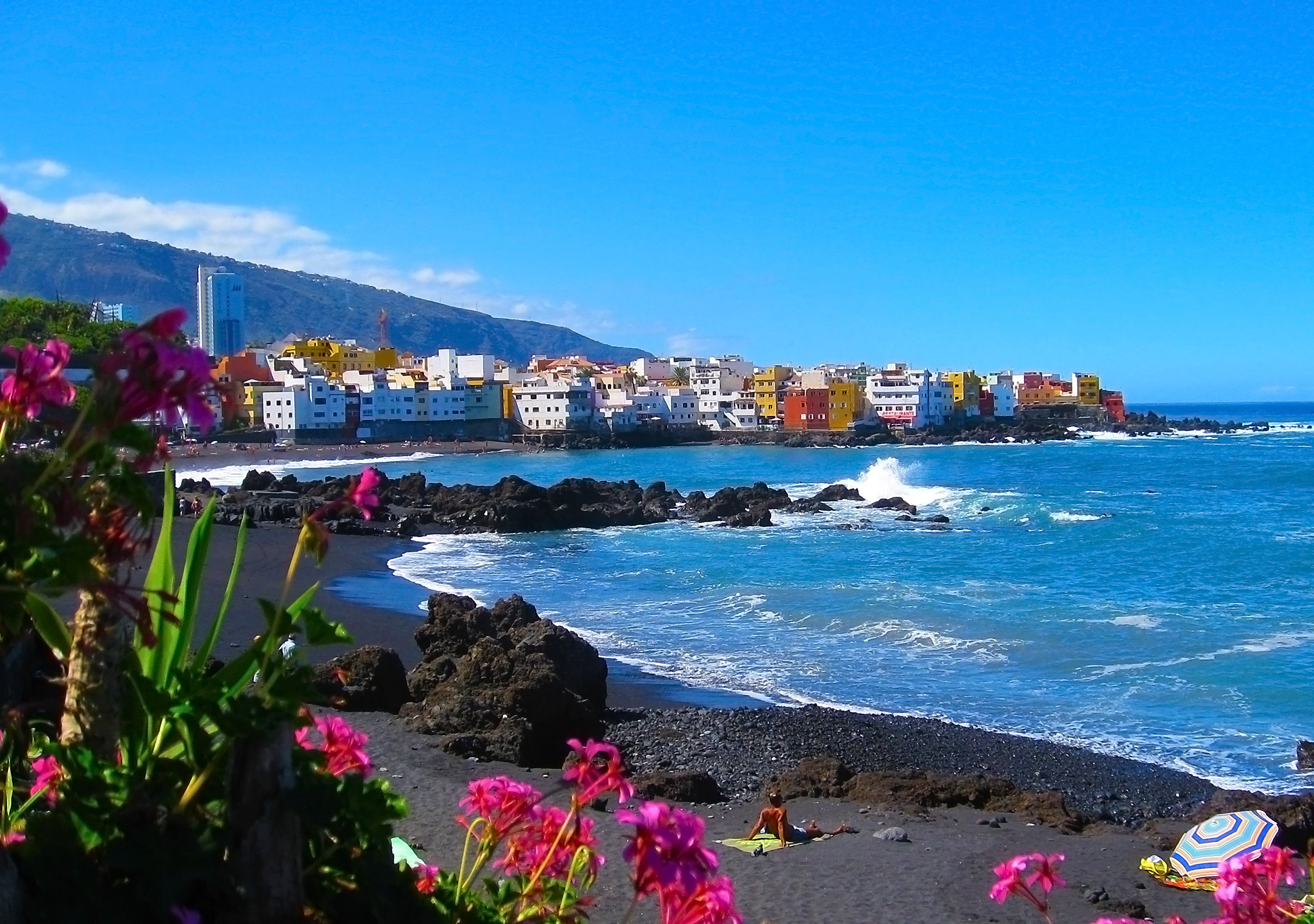 Playa,Jardin,puerto,De,La,Cruz,,Tenerife,,Spain