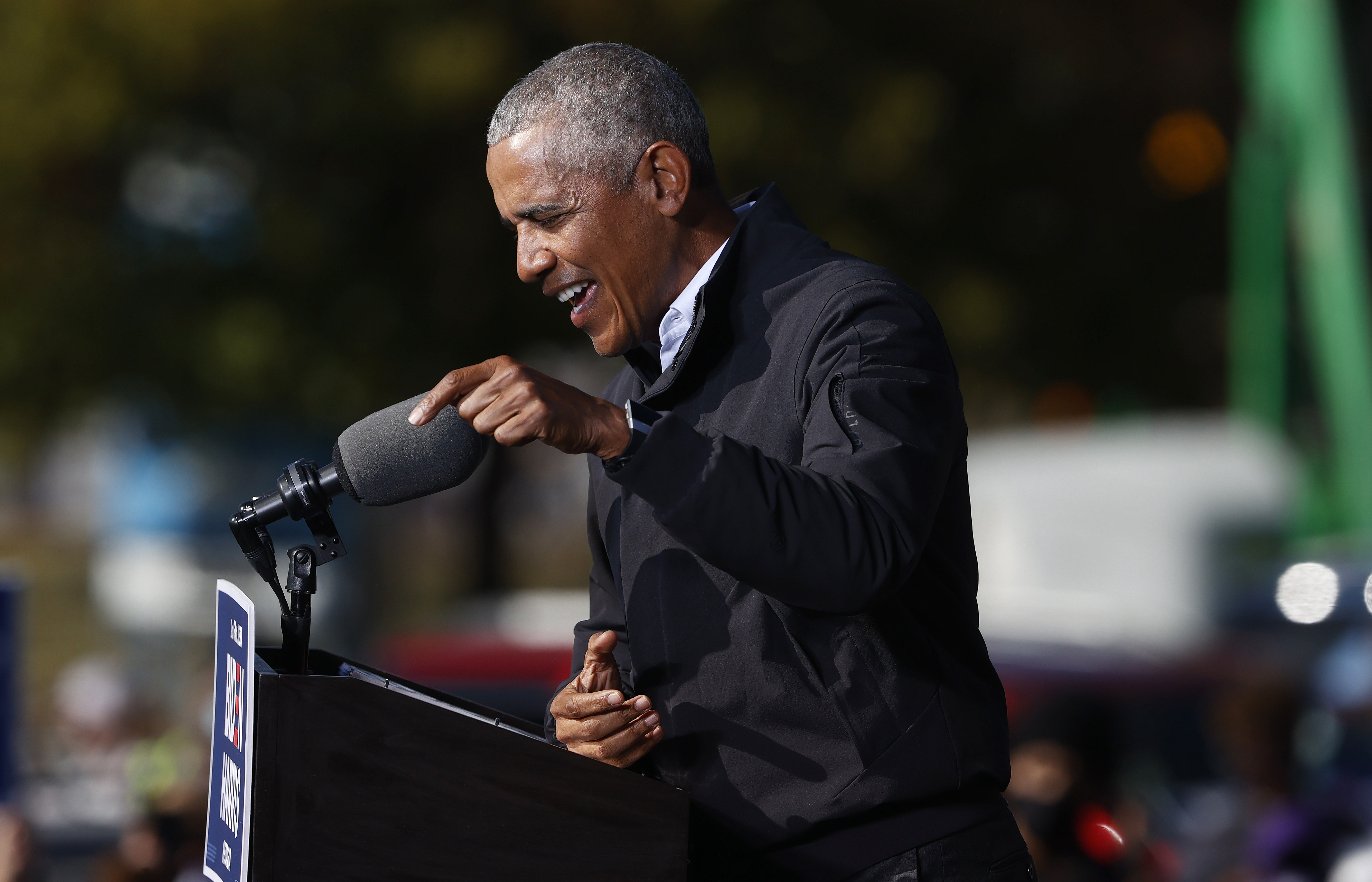 Američki izbori, Bajden pobednik, GOTV Voter Mobilization rally with former President Obama