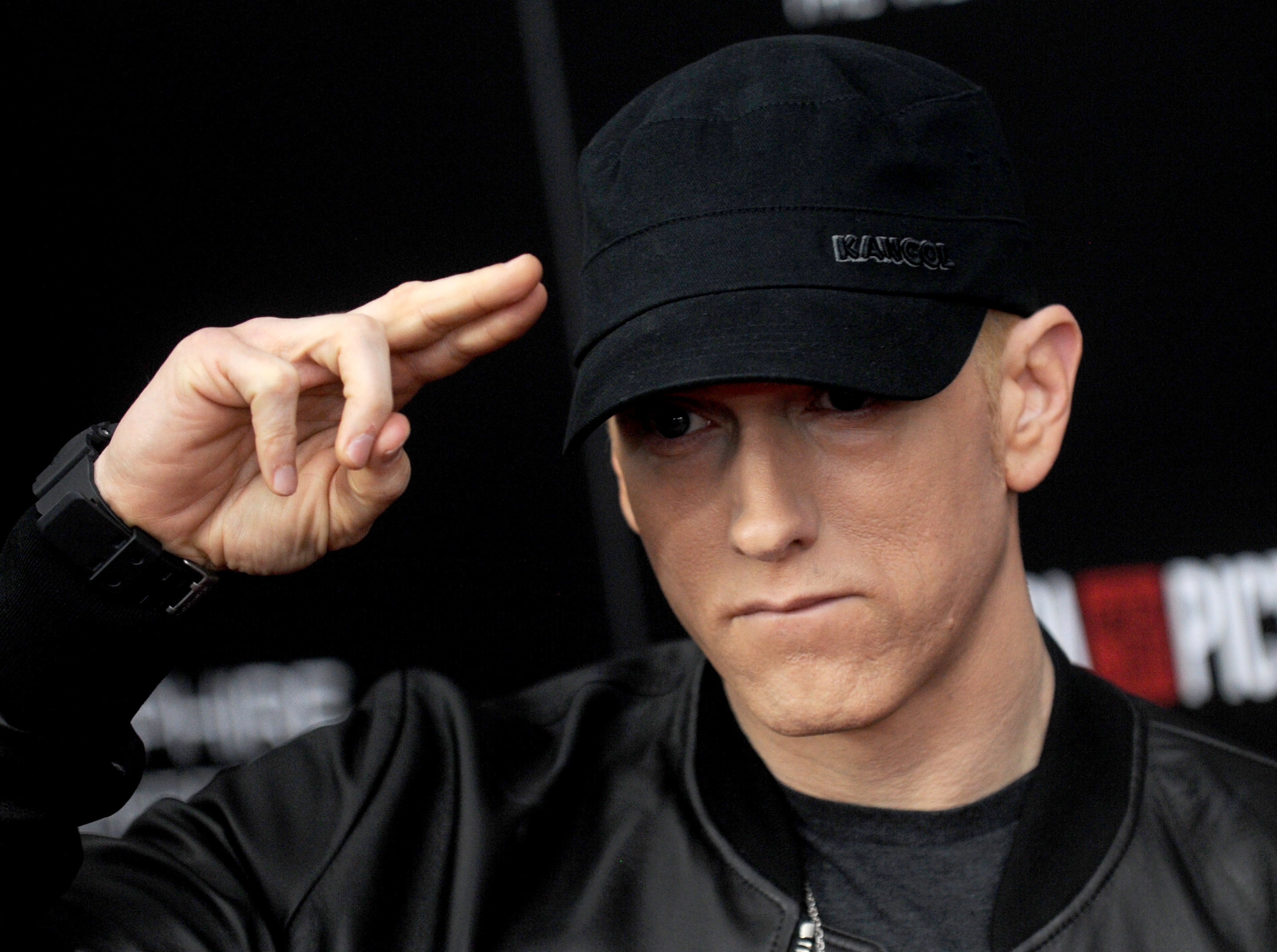 Eminem attending the Southpaw New York Premiere at AMC Loews Lincoln Square on July 20, 2015 in New York City