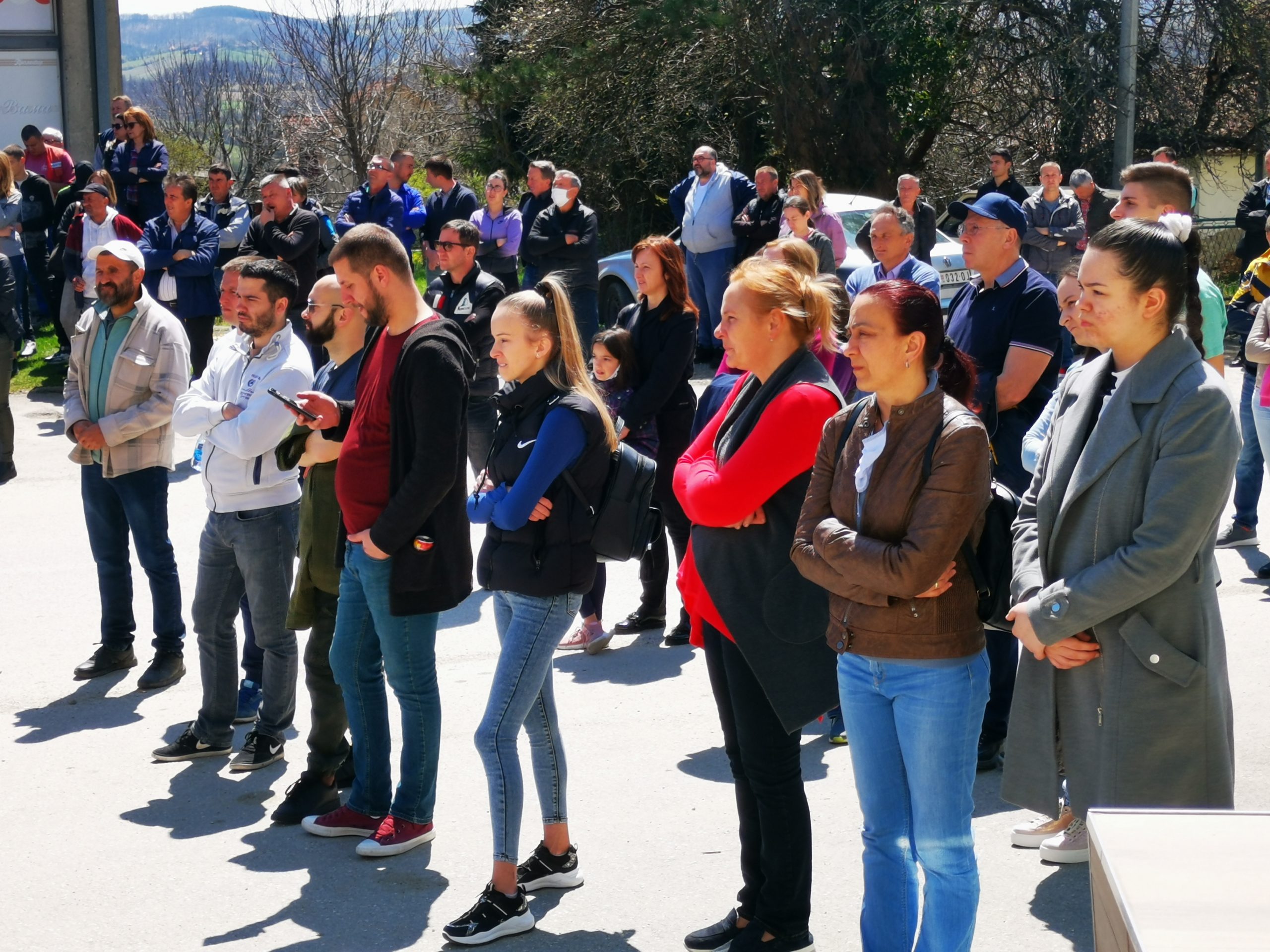 skup Pranjani, protest: pobedicemo rudarsku mafiju, Foto: Nenad Nešović/N2 a Ljubica insistira da je njena slika