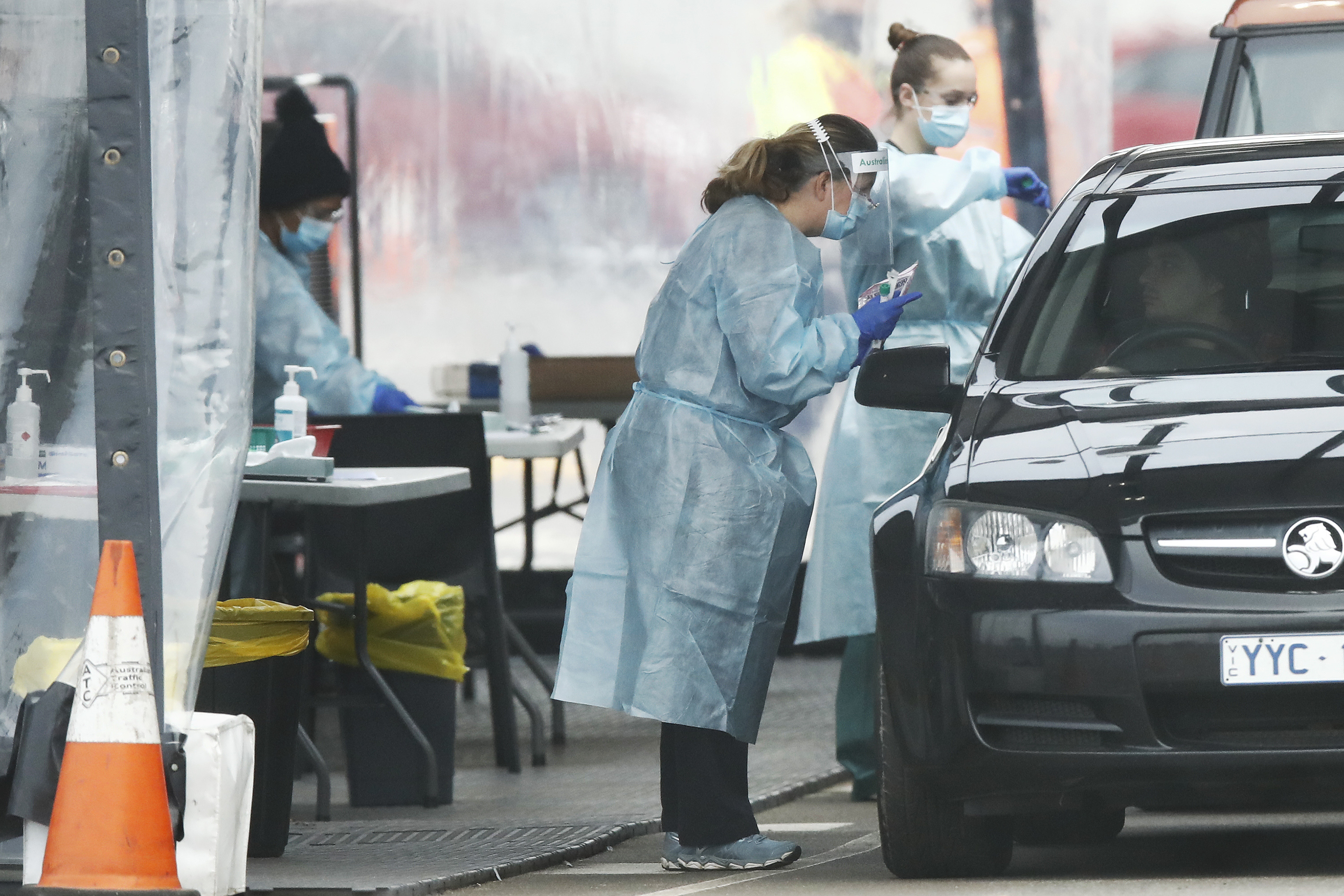 COVID-19 testing amid infection spike in Victoria, Australia