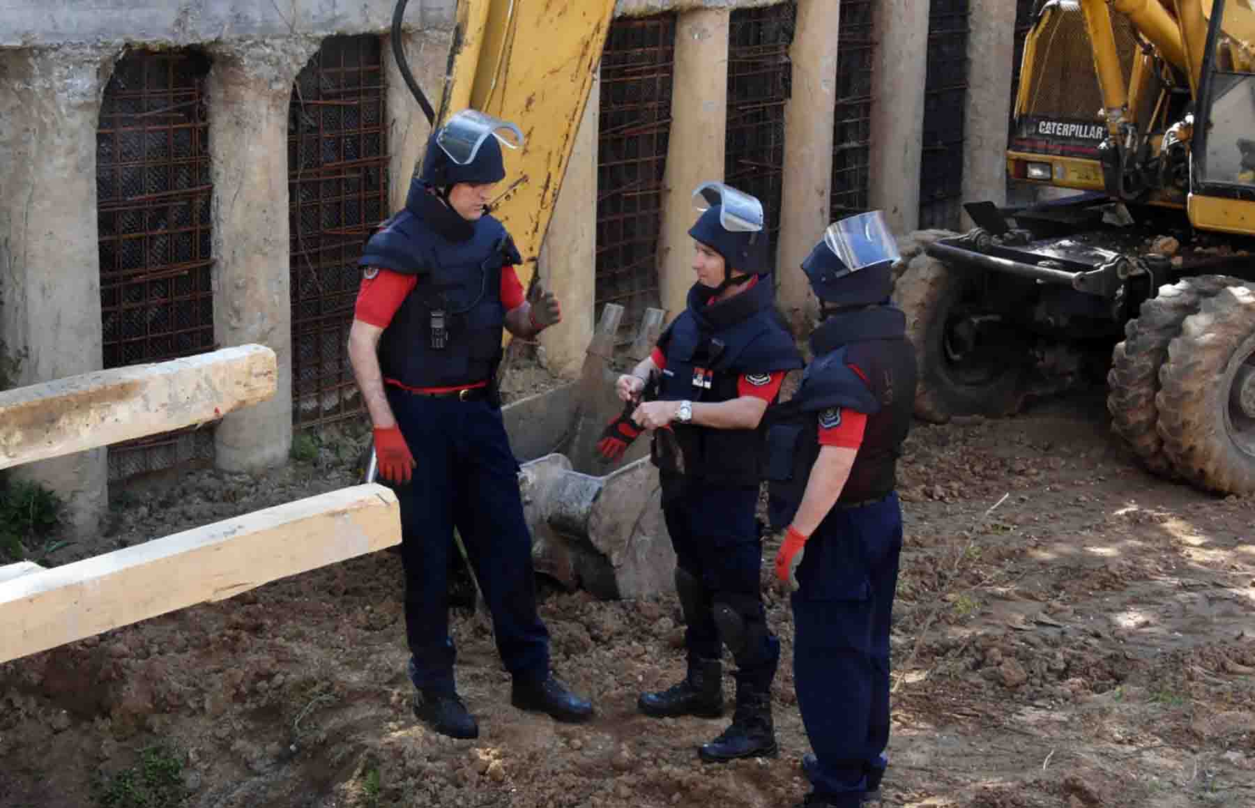 avionska bomba koju su pripadnici MUP-a demontirali, Banovo Brdo