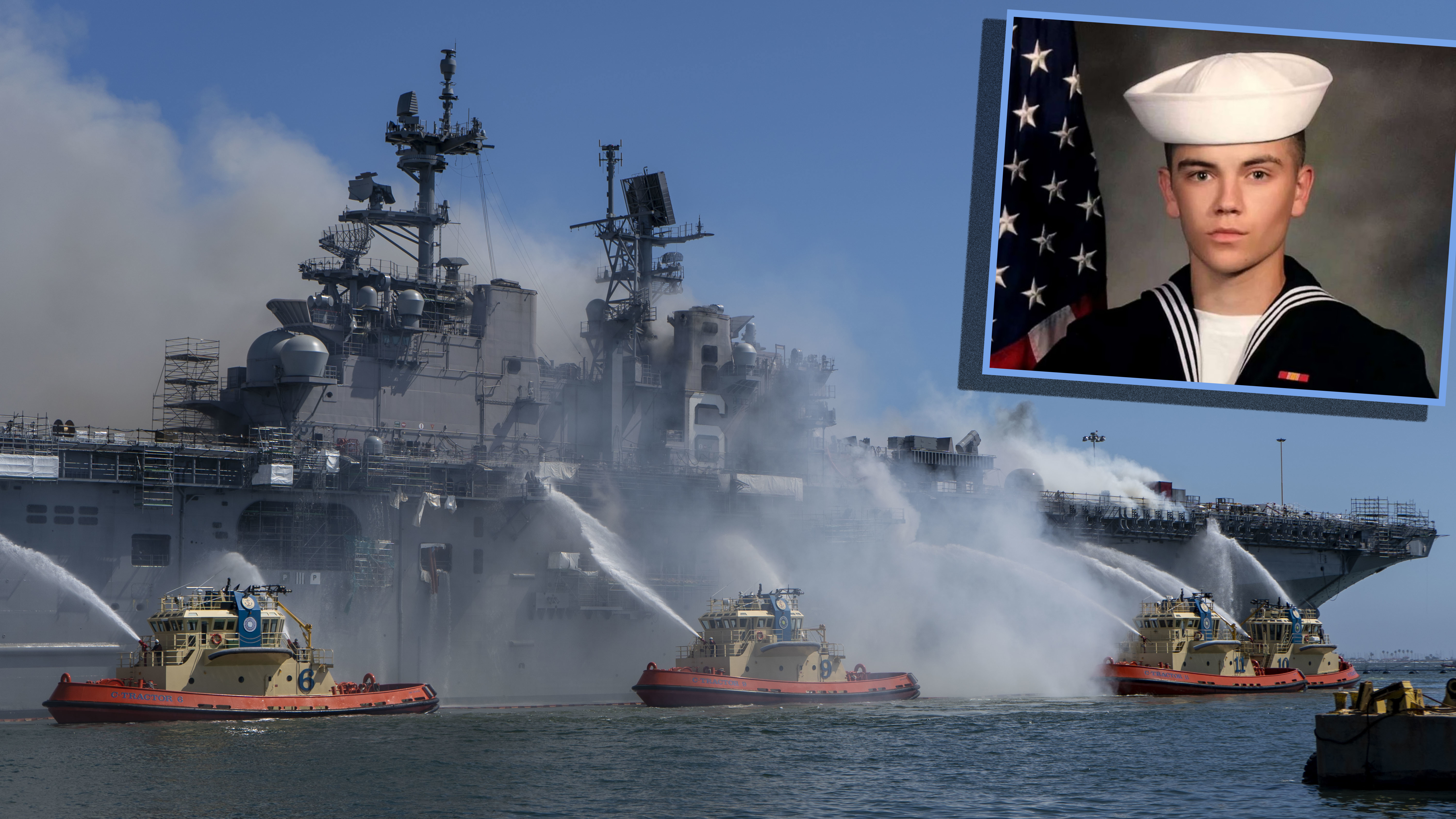 US Navy files charges against sailor over USS Bonhomme Richard fire in July 2020