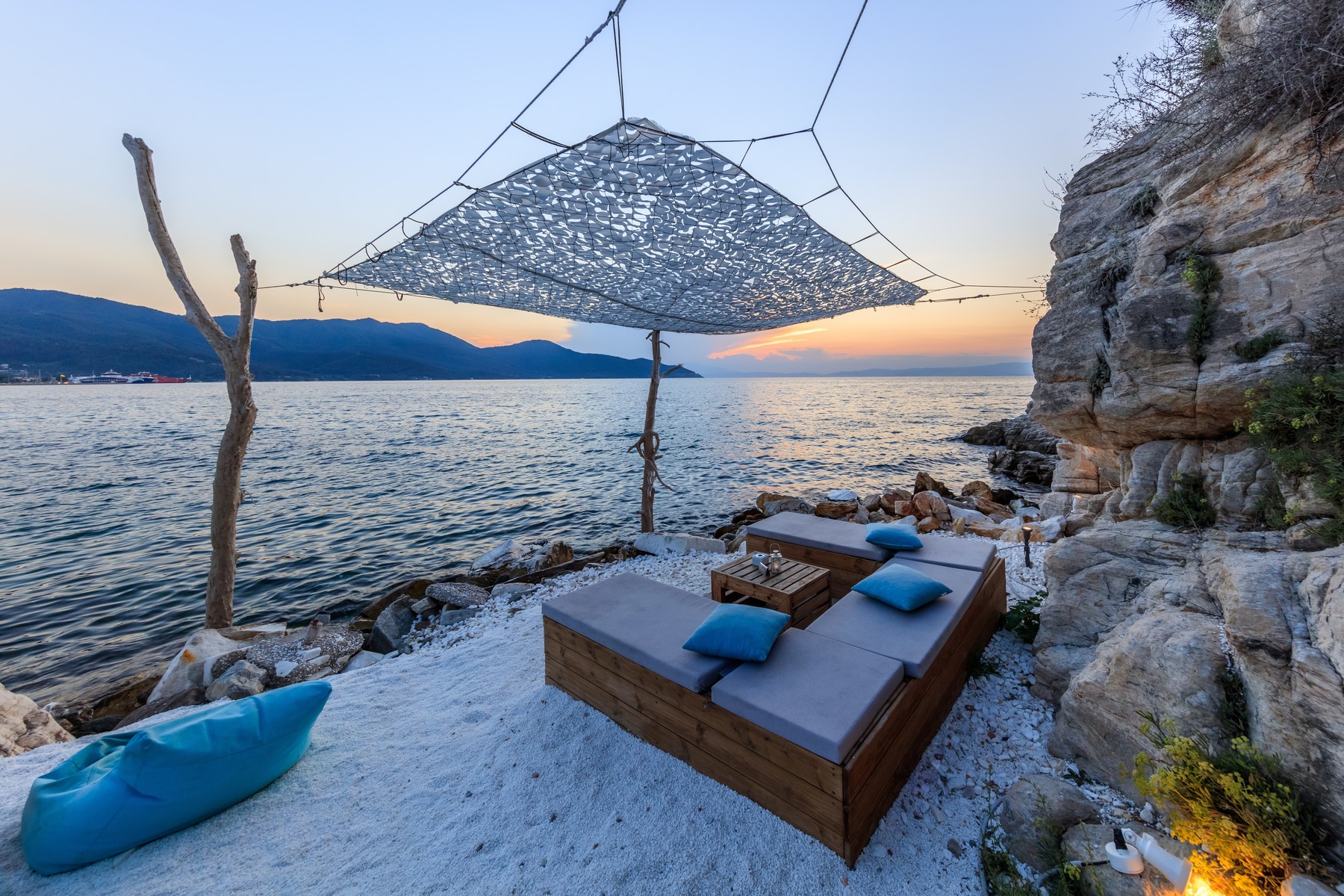 beach in head of Evreokastro in Limenas. Thassos,  Greece,Image: 528824268, License: Royalty-free, Restrictions: , Model Release: no, Credit line: Stelian Porojnicu / Panthermedia / Profimedia