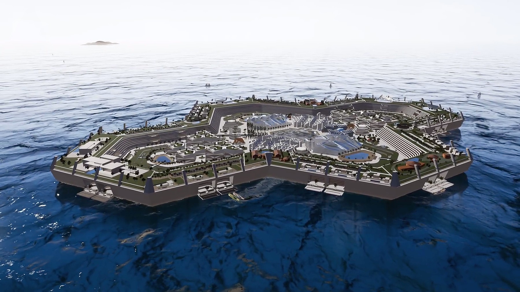 Floating island community unveiled -- and you can reserve a home there now