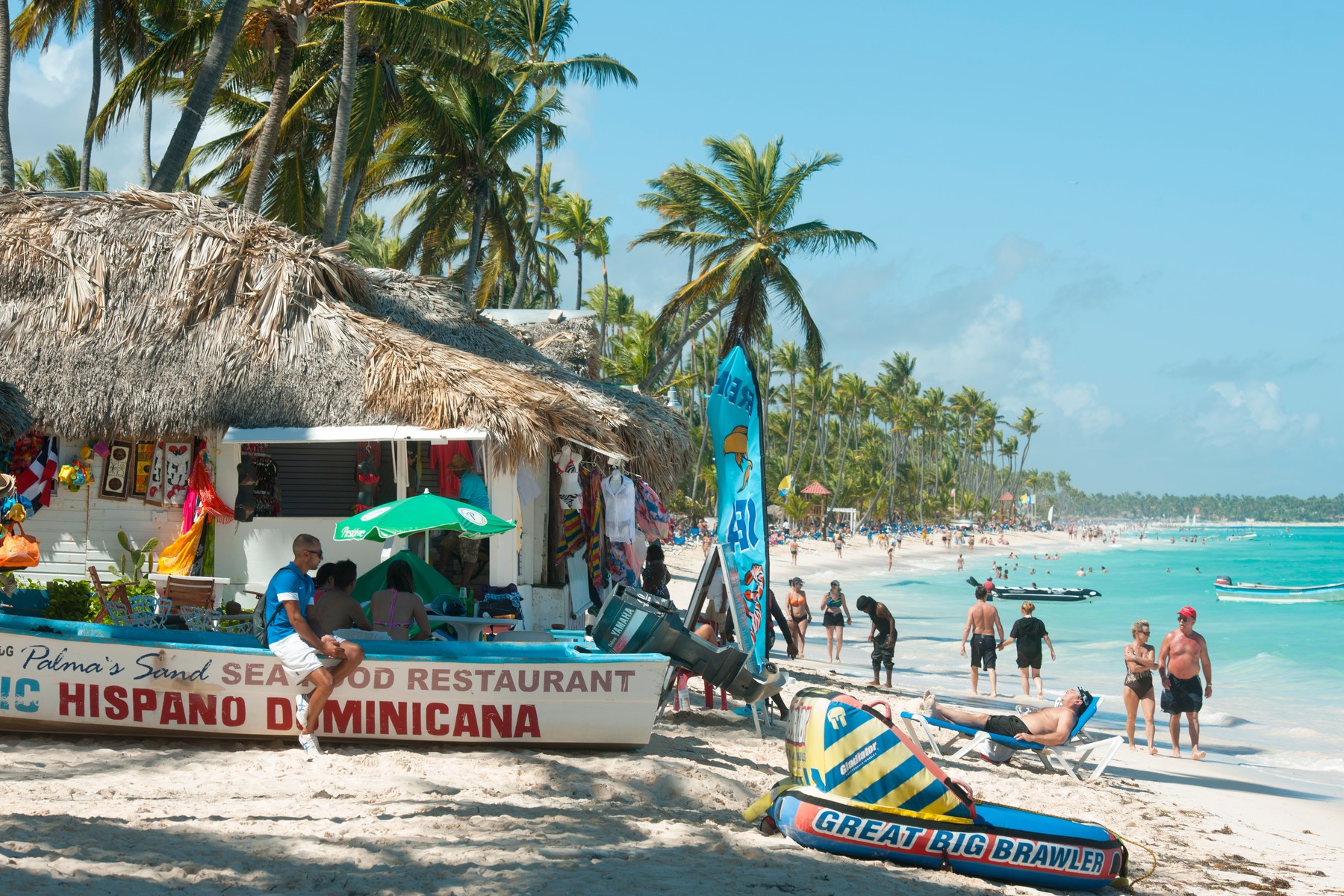 Dominikanische Republik, Osten, Punta Cana, Bavaro, Strand von El Cortecito,Image: 279293518, License: Rights-managed, Restrictions: , Model Release: no, Credit line: Rainer Hackenberg / AKG / Profimedia