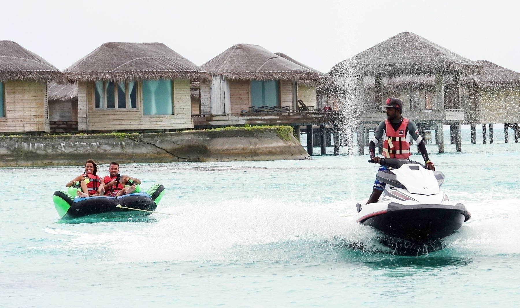 *PREMIUM-EXCLUSIVE* Katie Price AKA Jordan pictured with her Boyfriend Carl Woods having fun while on their holiday in the Maldives. *MUST CALL FOR PRICING* *PICS TAKEN 27/10/2020*