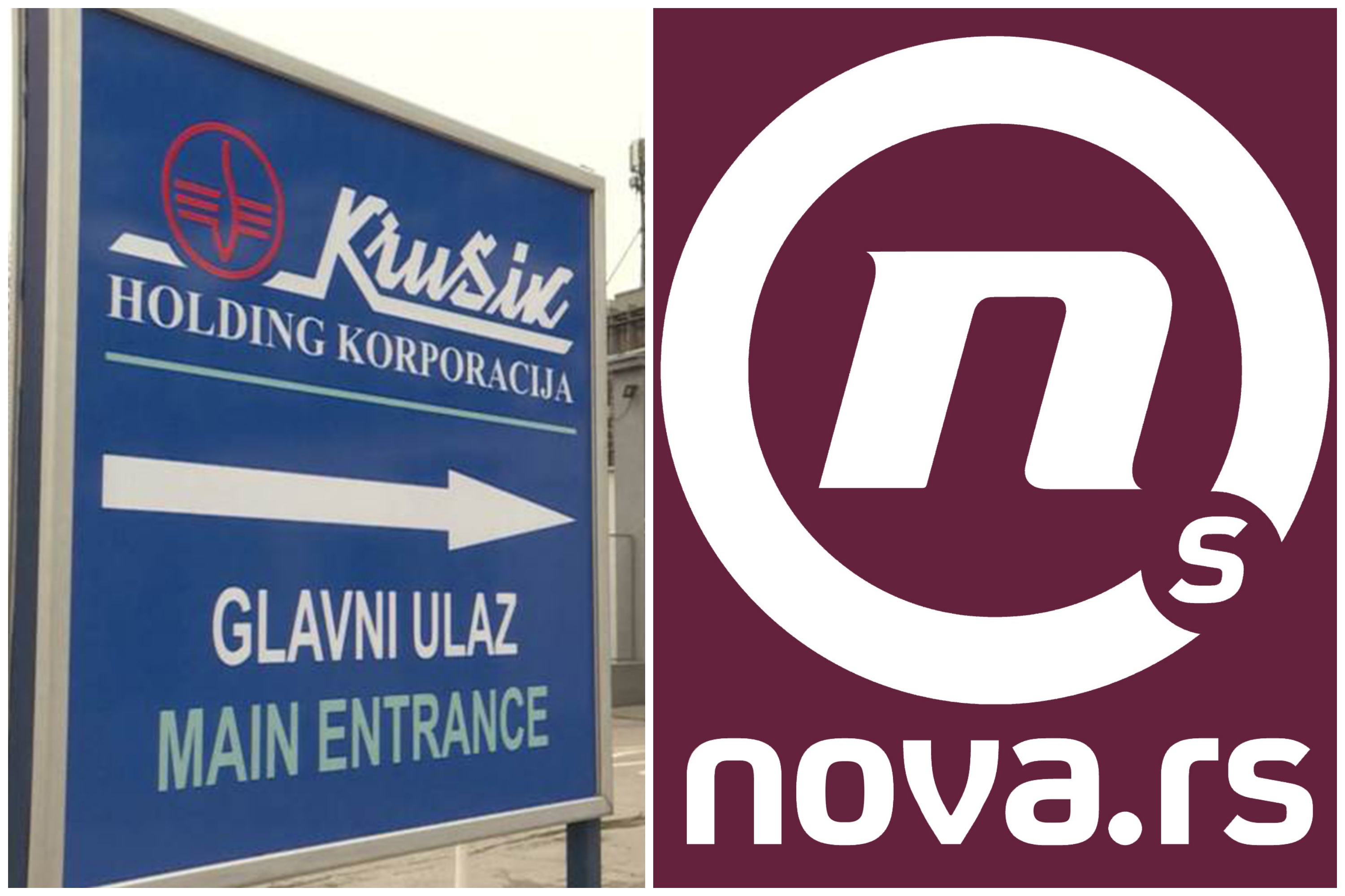 Krušik, portal Nova.rs, logo, kombo Foto: N1/Nova.rs