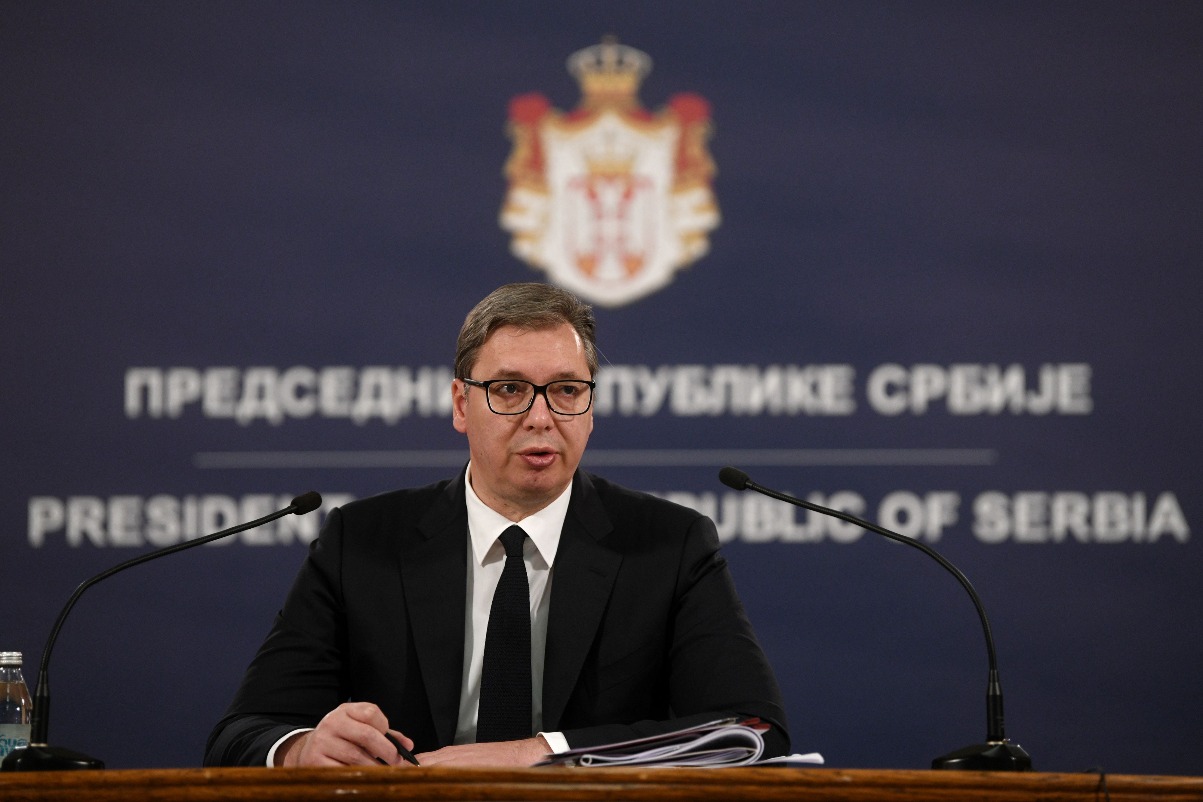 Beograd 04. jun 2021. Aleksandar Vucic kzs konferencija za novinare u Predsednistvu Srbije Foto:Filip Krainčanić/Nova.rs