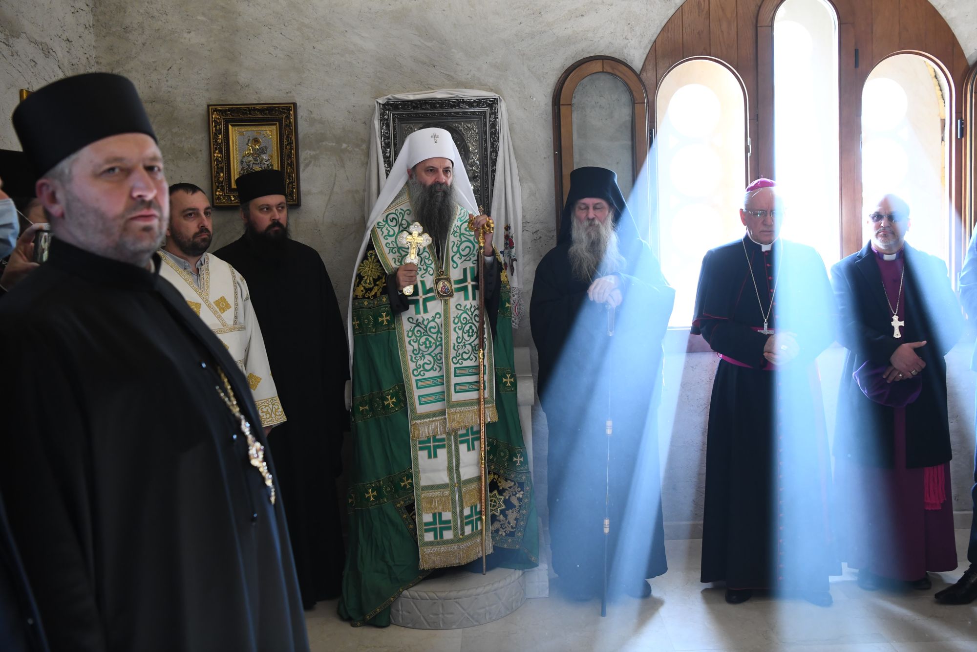 Jasenovac 27. februar 2021. Patrijarh srpski gospodin Porfirije Foto:Goran Srdanov/Nova.rs