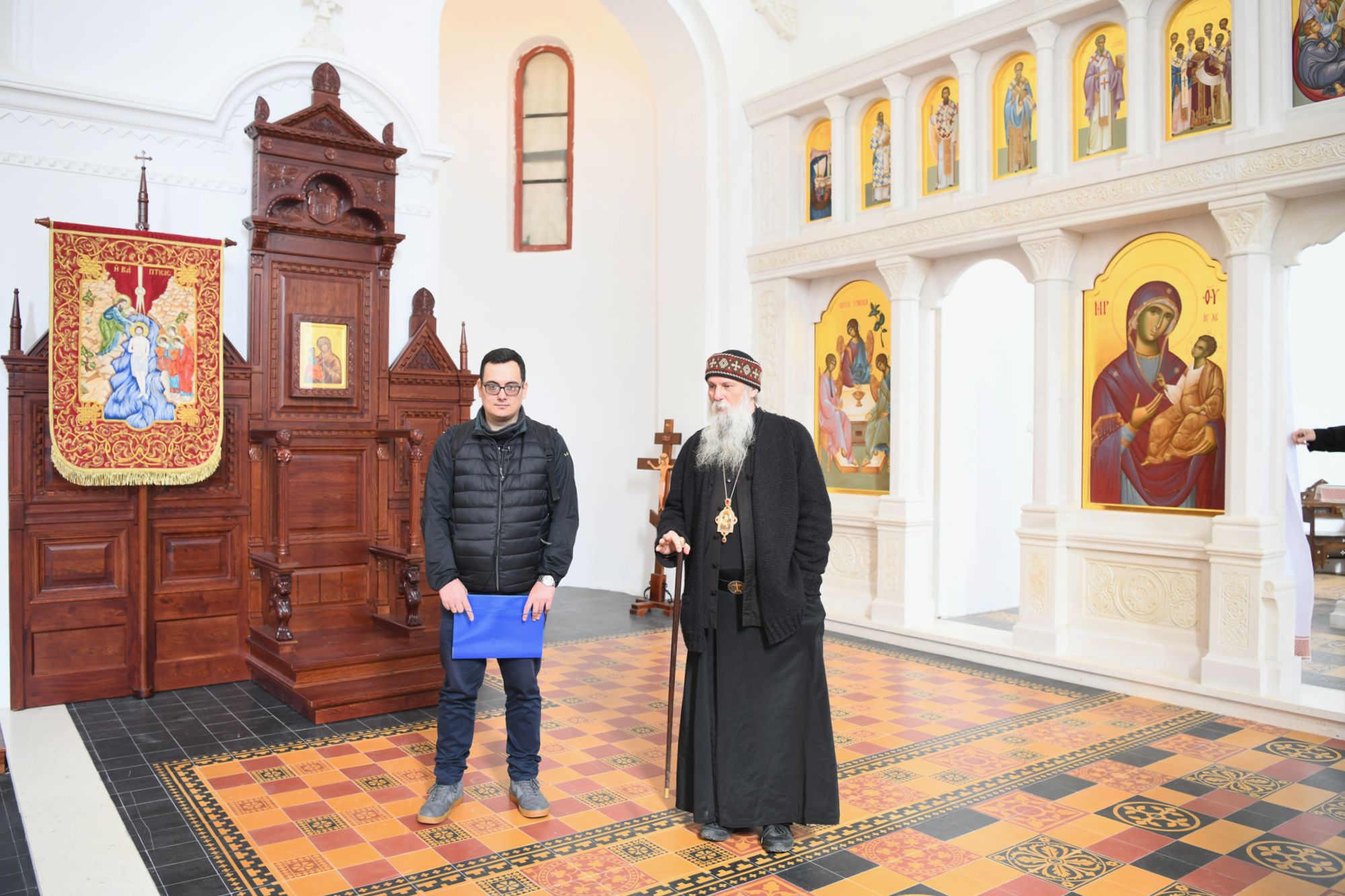 Pakrac 27. februar 2021. Vladika pakracko-slavonski Jovan Culibrk, Saborna crkva sv Trojice, Vojislav Milovančević Foto: Goran Srdanov/Nova.rs