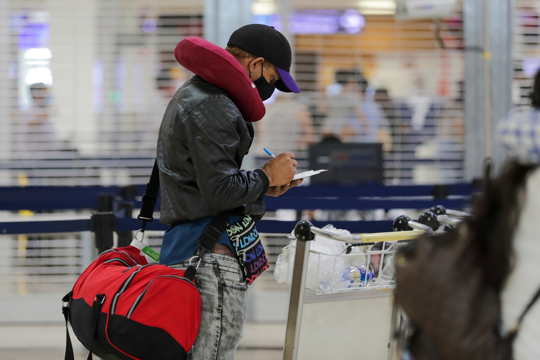 MEX - 2020 - Coronavirus daily life at Cancun International Airport  in Cancun