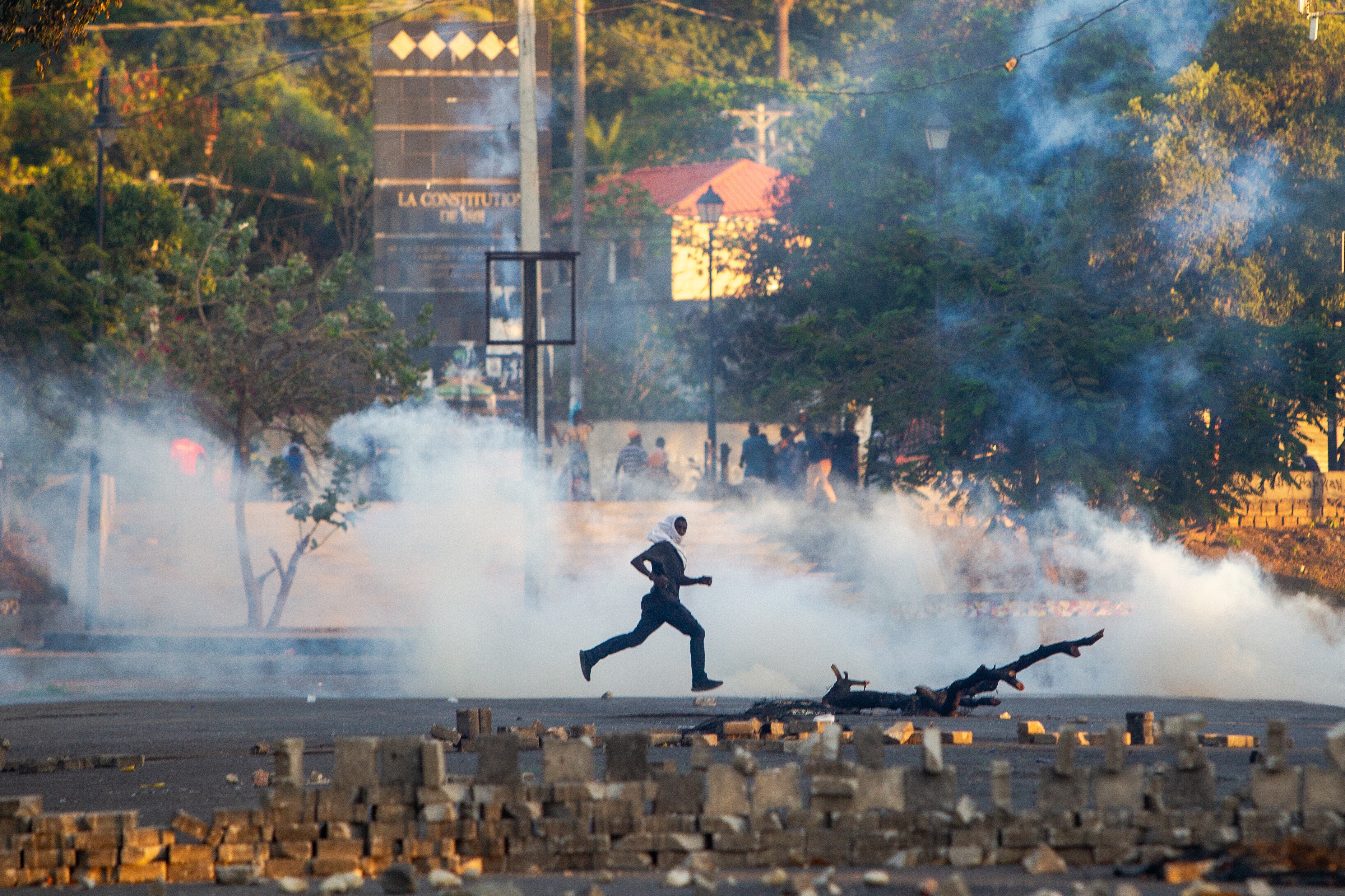 Anti-government protest in Haiti