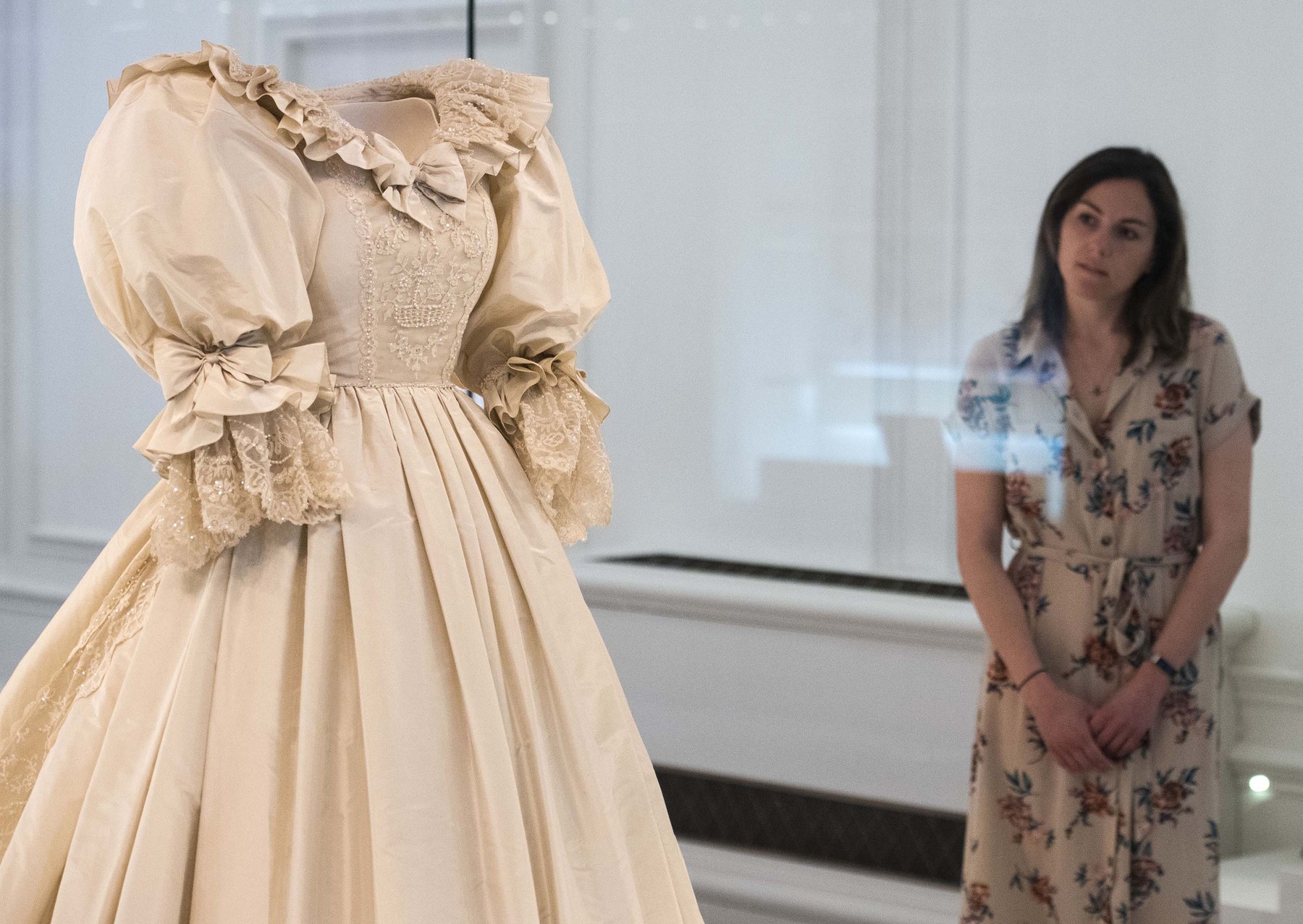 Princess Diana`s Wedding Dress Goes On Display For The First Time In 25 Years At Royal Exhibition