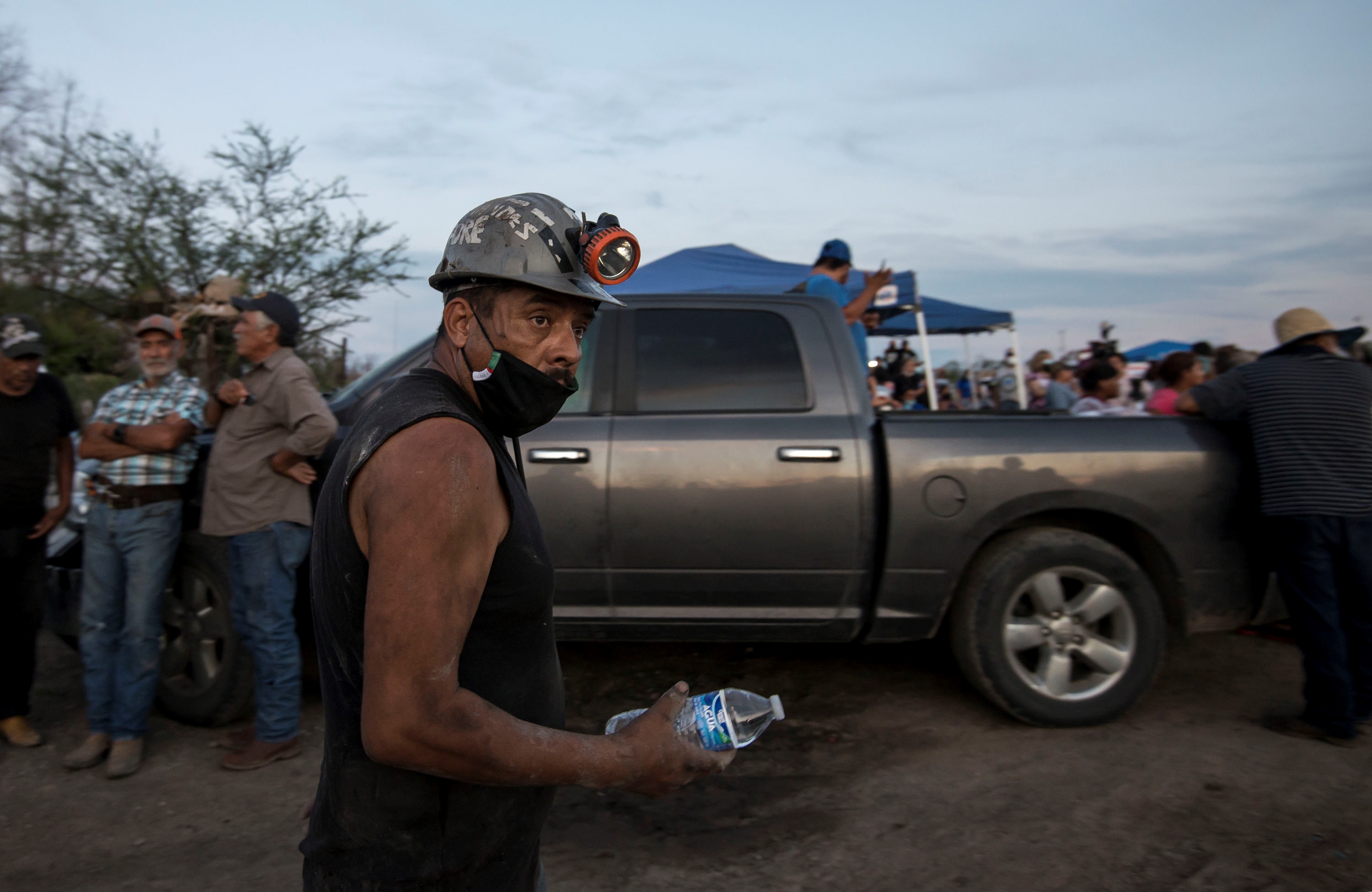 Seven miners trapped by the flooding of a mine in northern Mexico