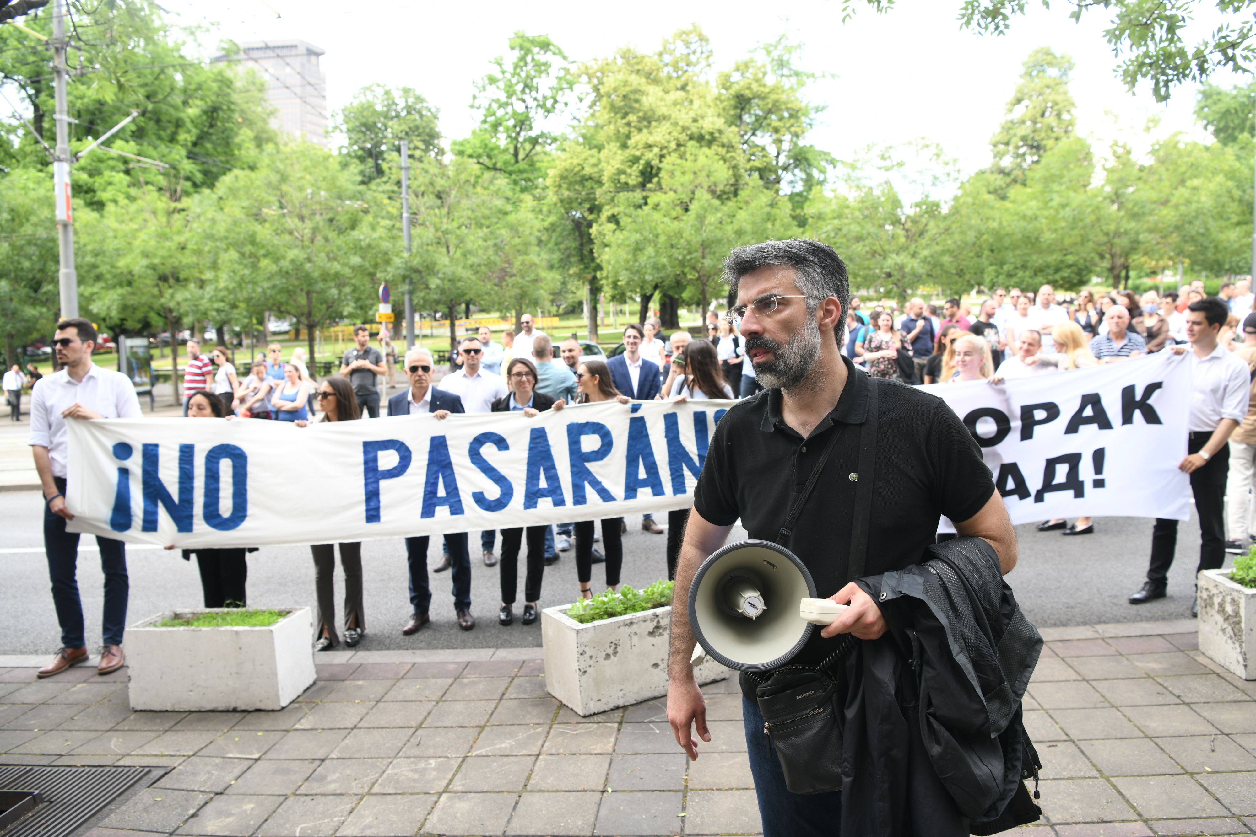 Beograd 11.06.2021. Protest advokata Foto: Goran Srdanov/Nova.rs