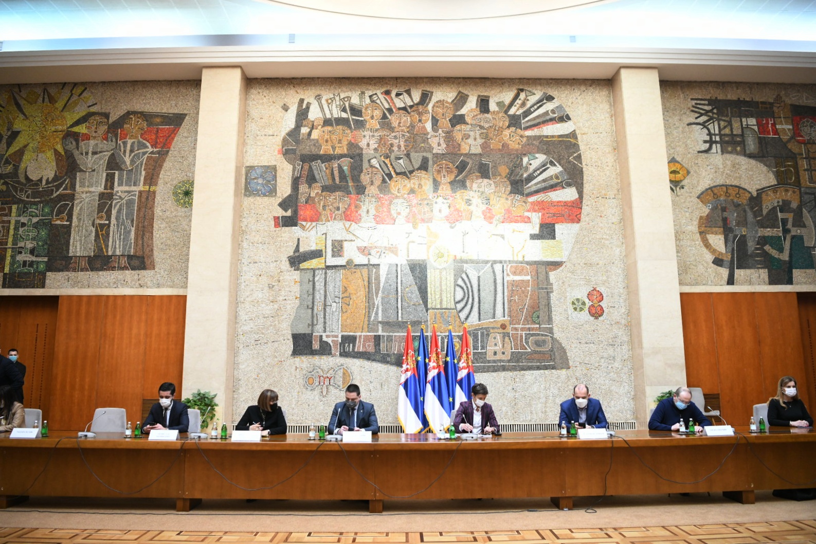 Beograd, 19.01.2021. Palata Srbija, sednica krizni štab Foto: Vesna Lalić/Nova.rs