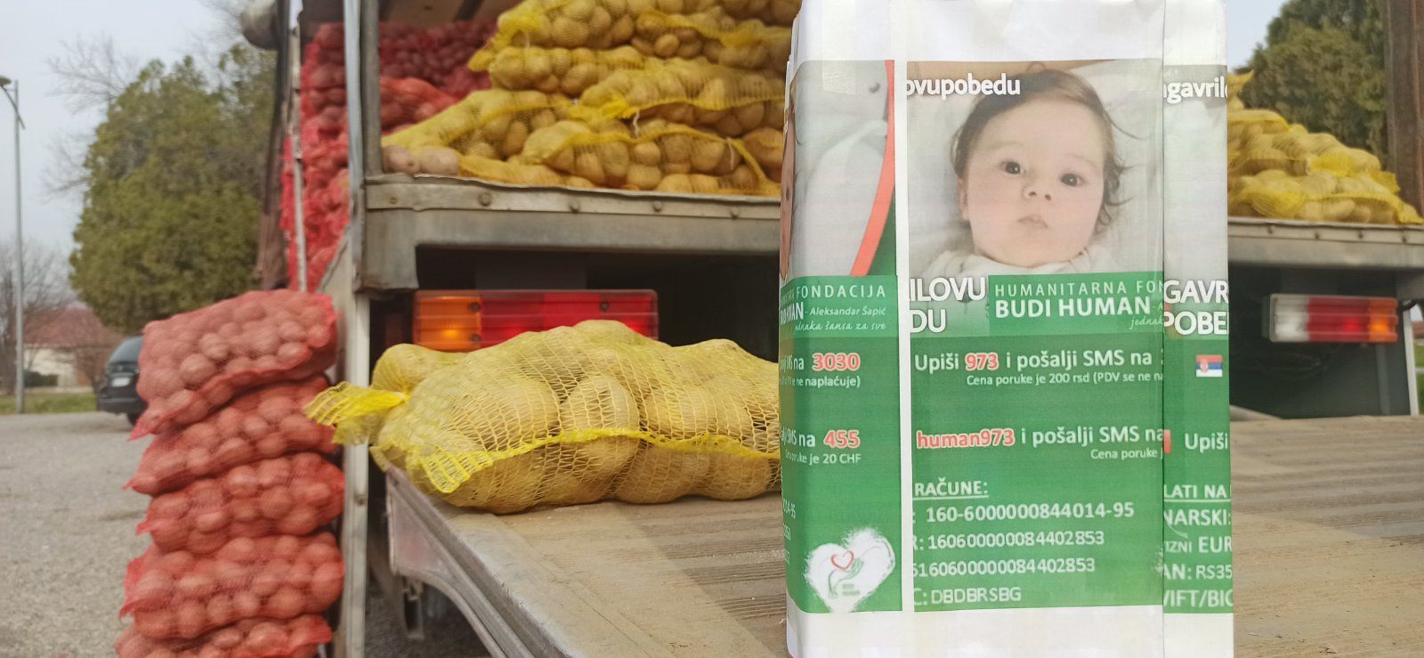 Ivanjica 09.03.2021. Humanitarna prodaja krompira, krompir, humanitarana akcija Foto: Aleksadnra Petrović/Nova.rs