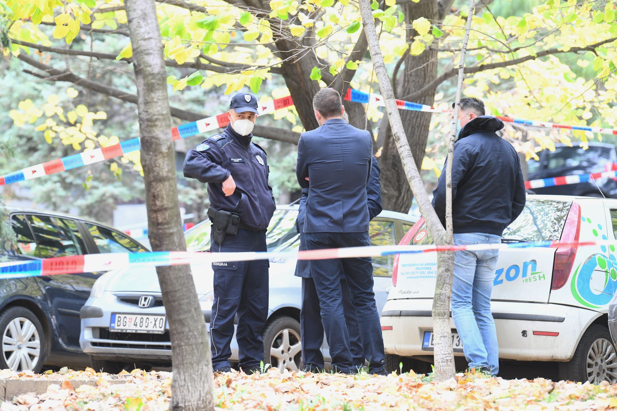 Beograd, 11.11.2020. Hronika, Ubistvo, Naselje Braće Jerković, Vedran Repčić (sin fudbalera Srebrenko Repčić), policija, policajac, uviđaj Foto: Goran Srdanov/Nova.rs
