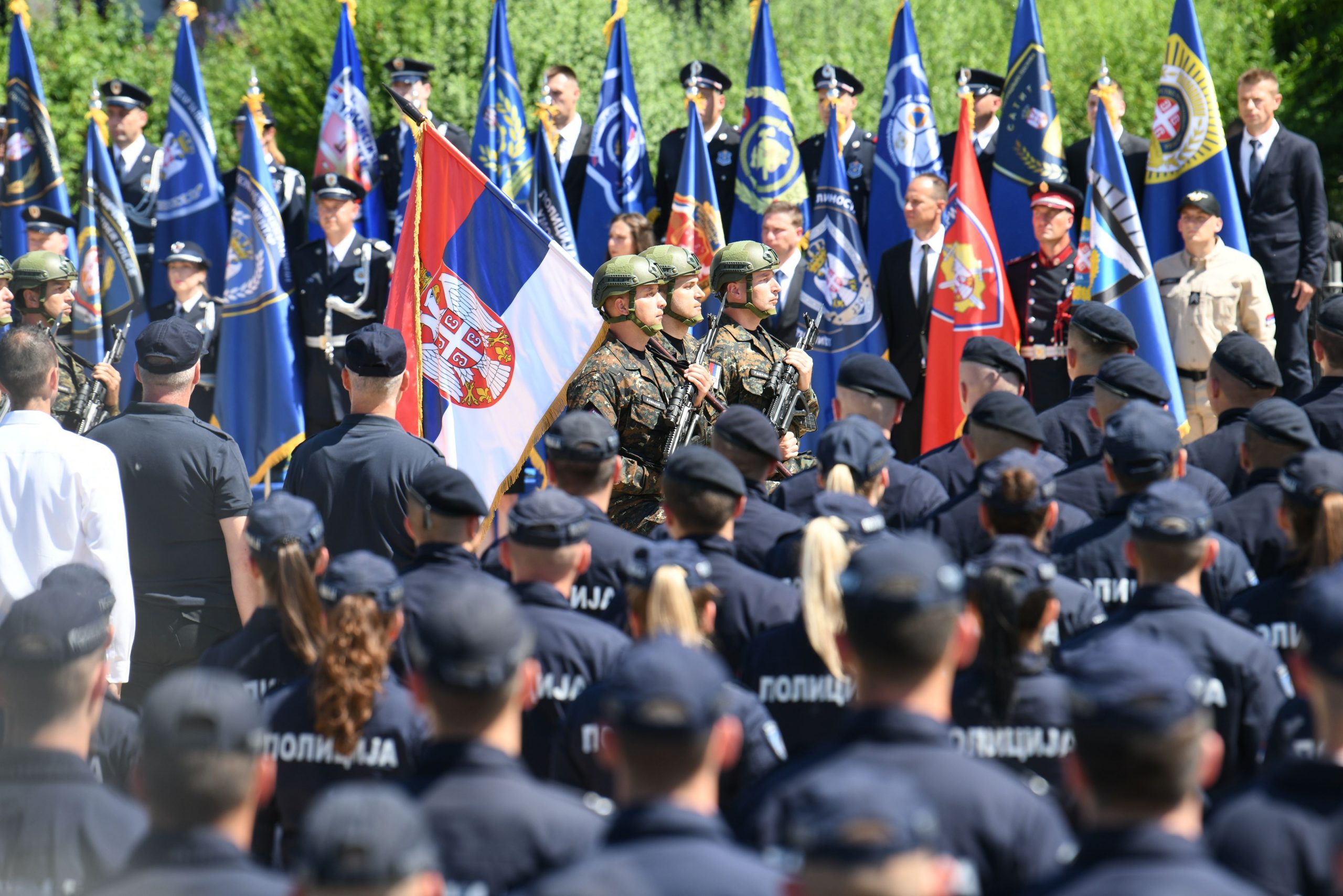 Beograd 20. jun 2021. Centralna manifestacija povodom Dana Ministarstva unutrasnjih poslova (MUP) i Dana policije na platou ispred Palate Srbija u Novom Beogradu policija Foto:Goran Srdanov/Nova.rs