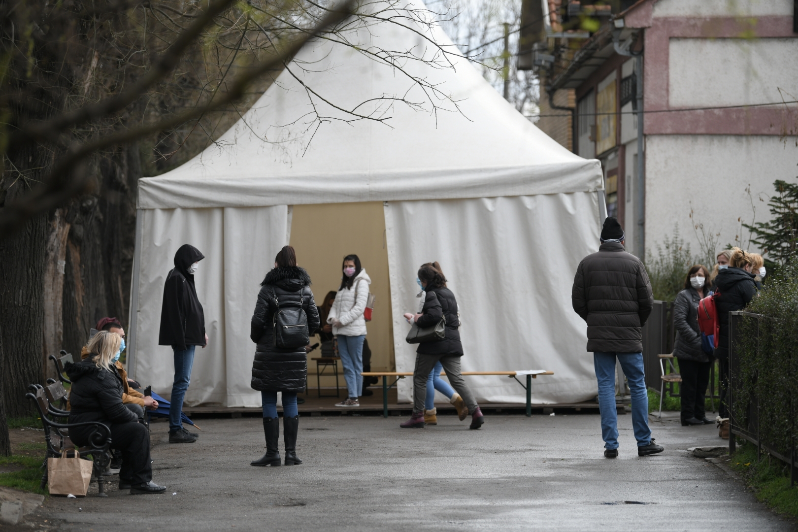 Beograd, 14.03.2021. Zemun, kovid ambulanta Foto: Dragan Mujan/Nova.rs