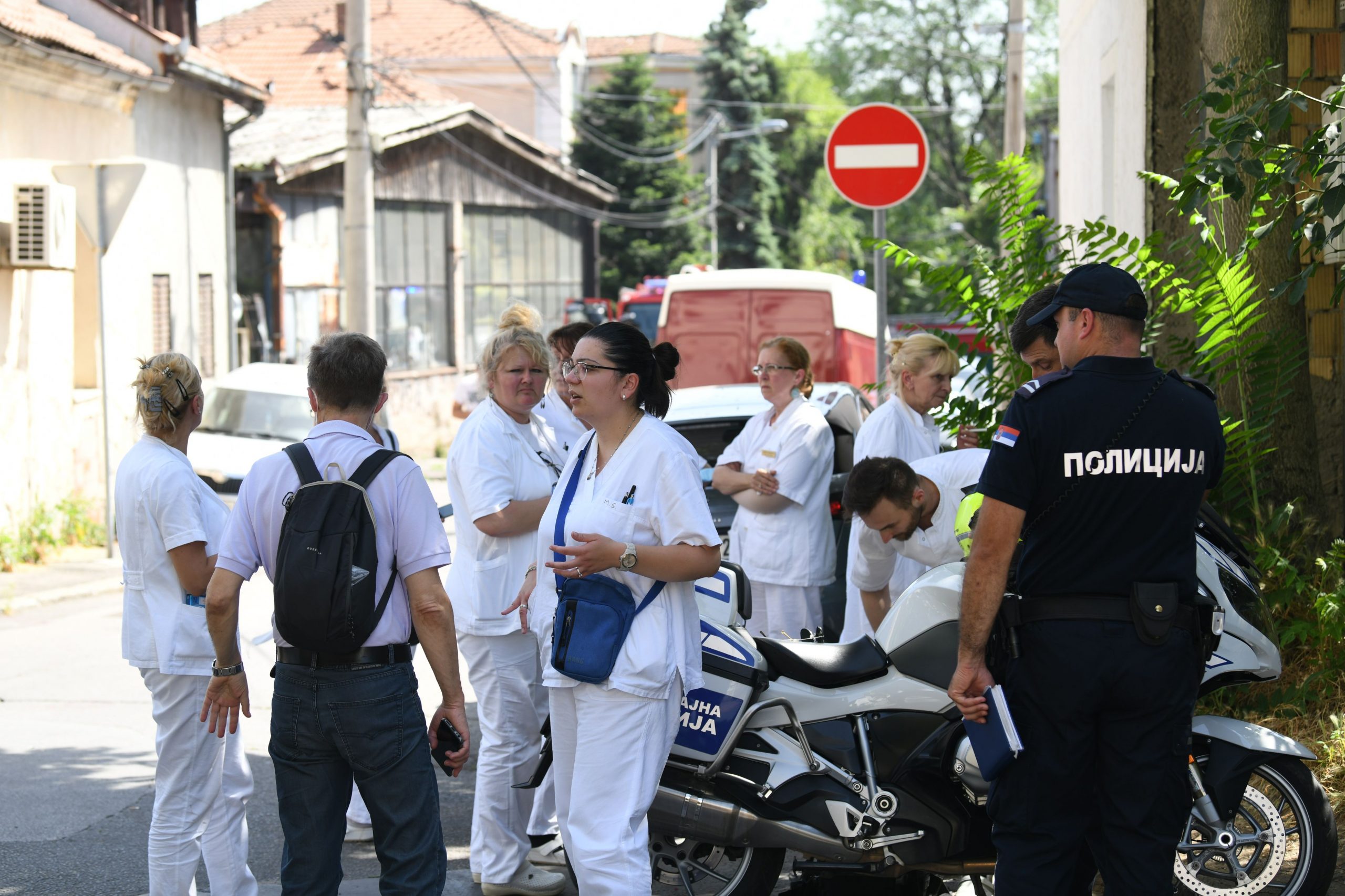 Beograd 23.06.2021. Naučni institut za veterinarstvo Srbije, Veterinarski naučini institut, Šumice, požar, hronika, vatrogasci Foto: Goran Srdanov/Nova.rs