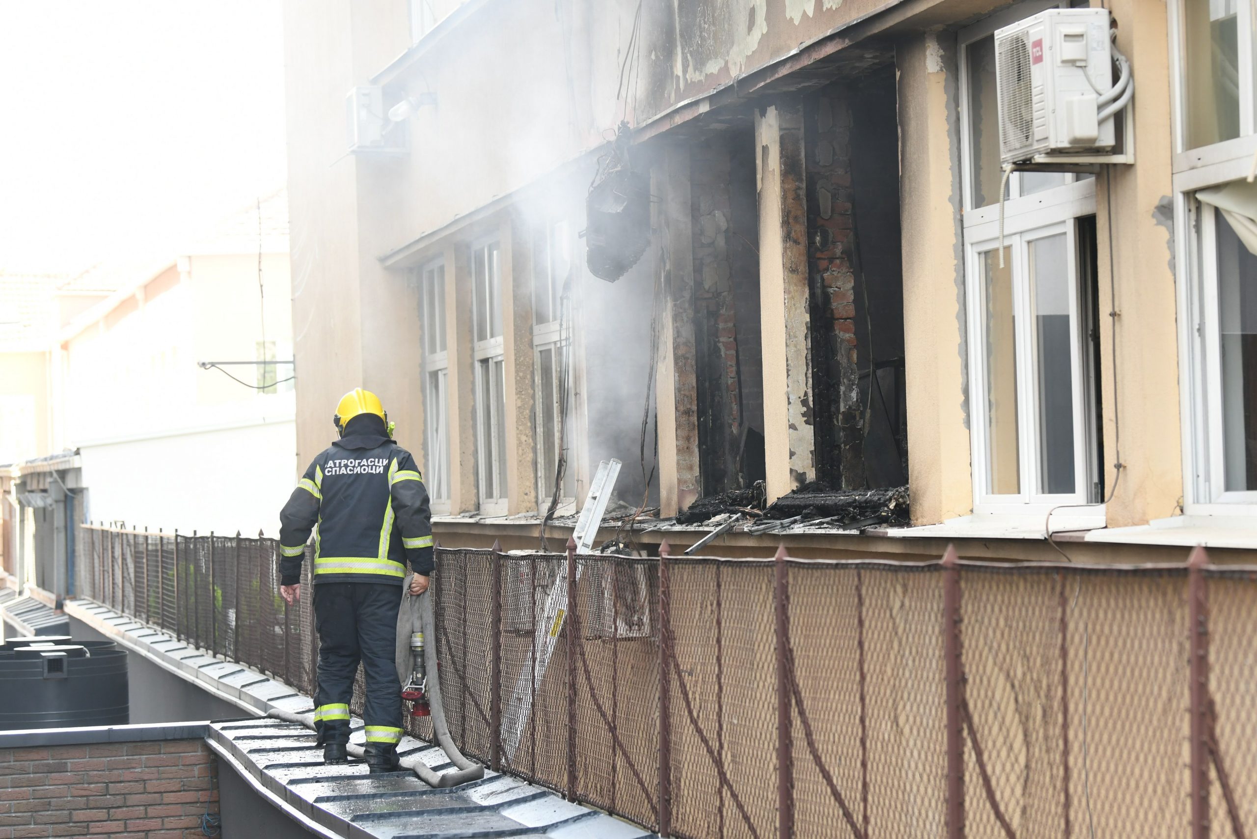Beograd 23.06.2021. Naučni institut za veterinarstvo Srbije, Veterinarski naučini institut, Šumice, požar, hronika, vatrogasci Foto: Goran Srdanov/Nova.rs
