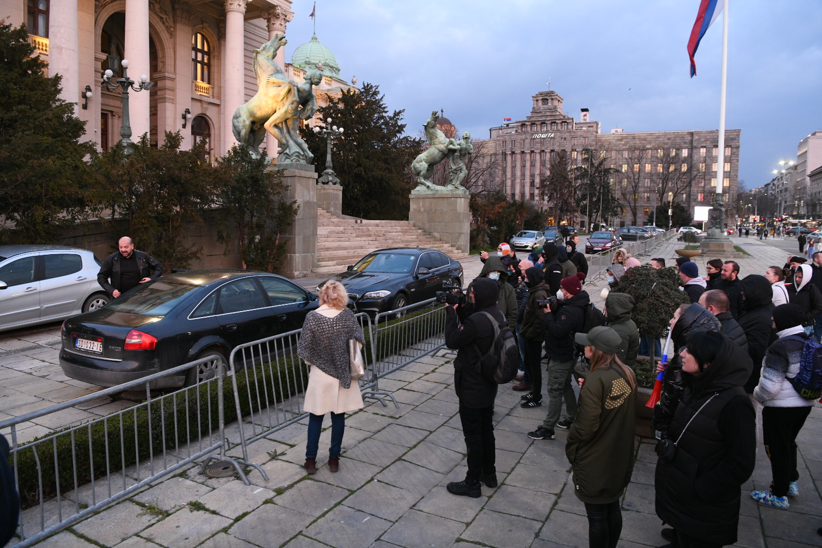Dragan Šormaz
Beograd 16.03.2021. Protest ugostitelja ispred Skupštine Srbije Foto: Vesna Lalić/Nova.rs