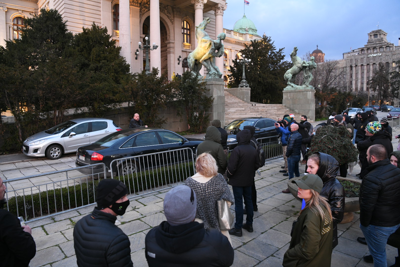 Dragan Šormaz
Beograd 16.03.2021. Protest ugostitelja ispred Skupštine Srbije Foto: Vesna Lalić/Nova.rs