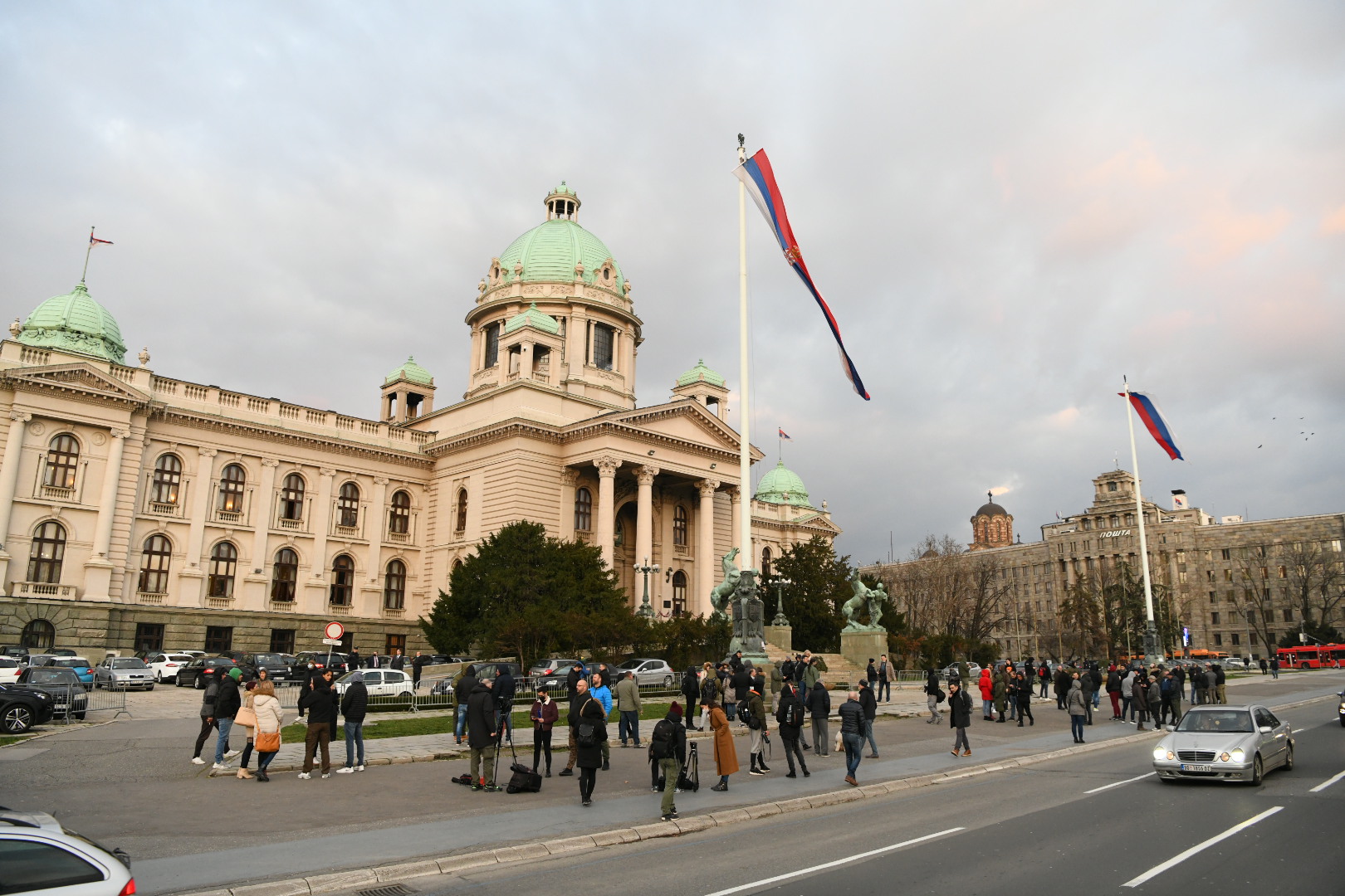 Beograd 16.03.2021. Protest ugostitelja ispred Skupštine Srbije Foto: Vesna Lalić/Nova.rs