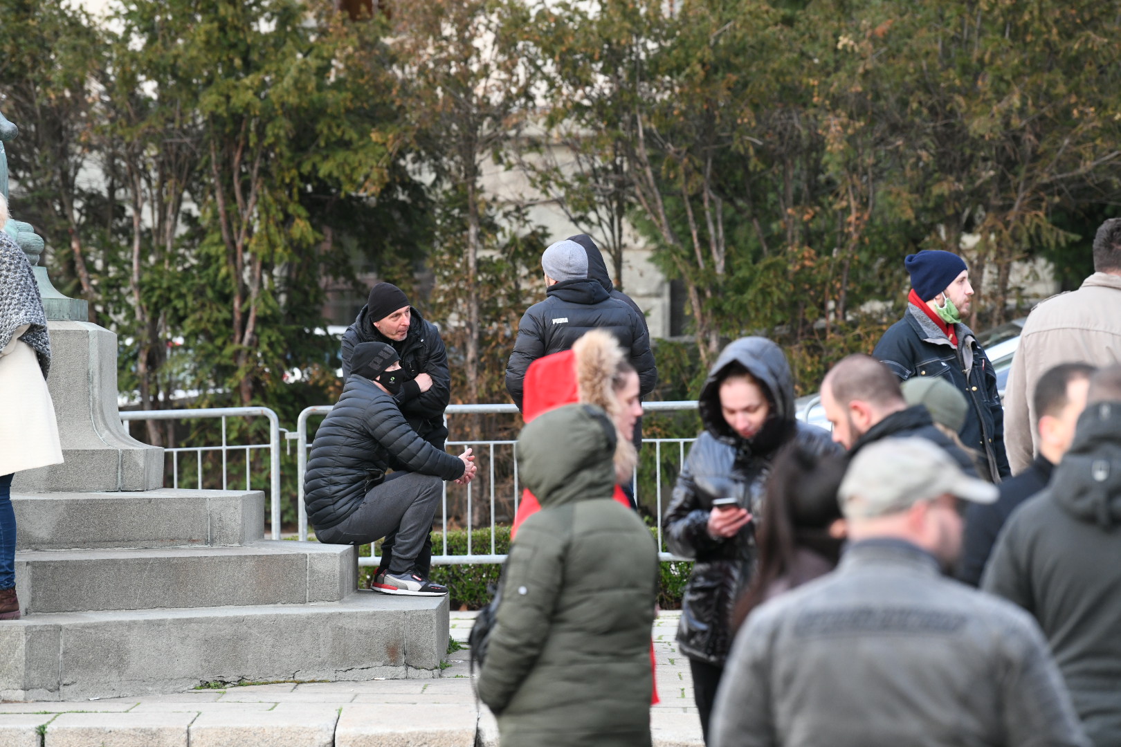 Beograd 16.03.2021. Protest ugostitelja ispred Skupštine Srbije Foto: Vesna Lalić/Nova.rs