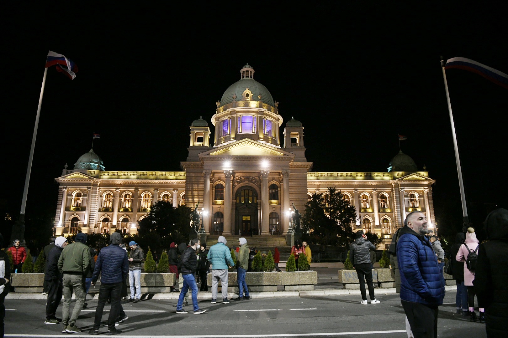 Beograd 16.03.2021. Protest ugostitelja ispred Skupštine Srbije Foto: Vesna Lalić/Nova.rs