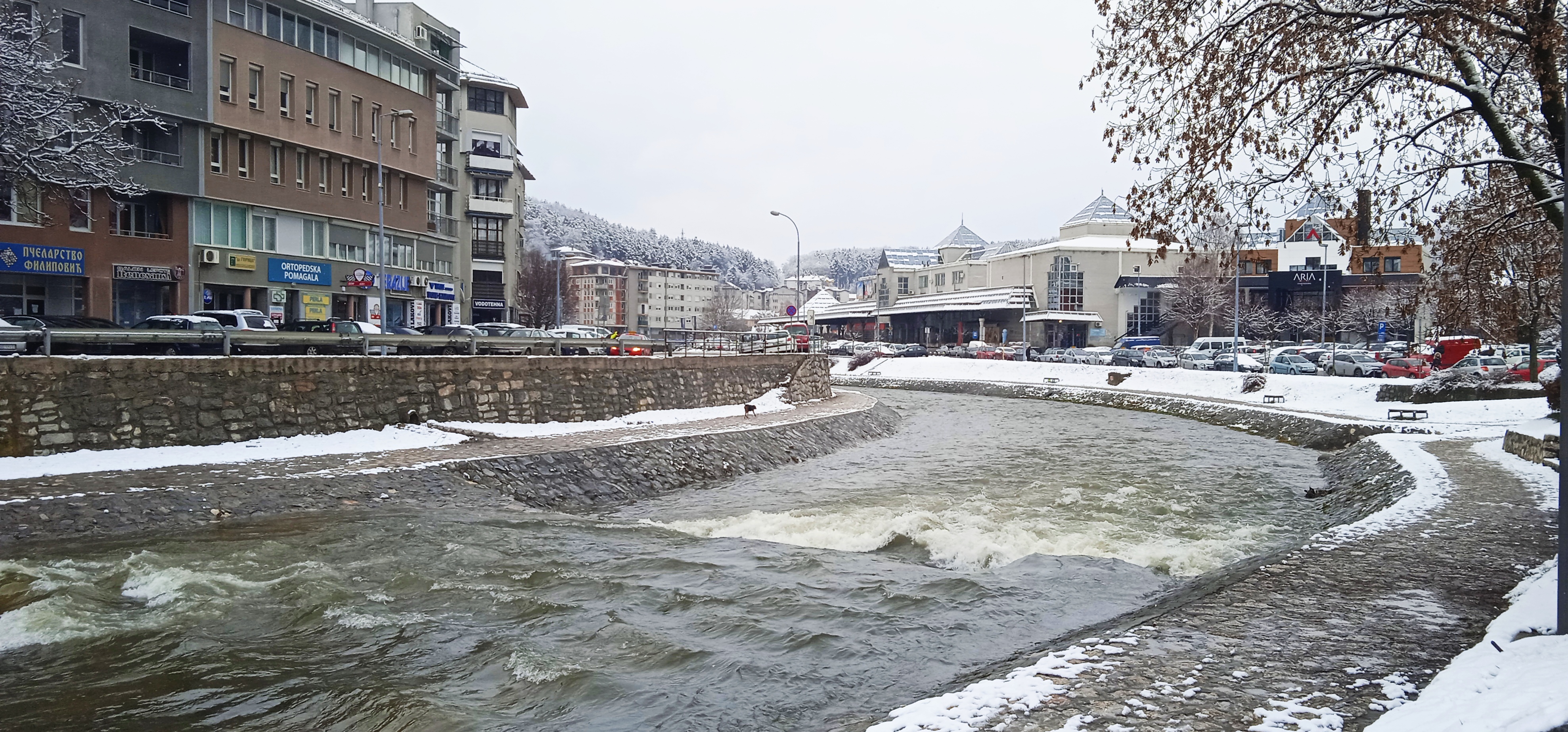 Užice, reka Đetinja, Djetinja, korito reke Foto: Slavica Panić/Nova.rs