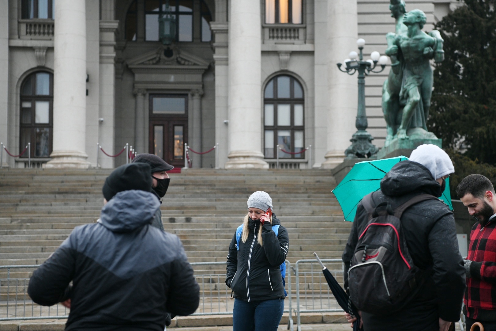 Beograd 17.03.2021. Protest ugostitelja ispred Skupštine Srbije Foto: Vesna Lalić/Nova.rs