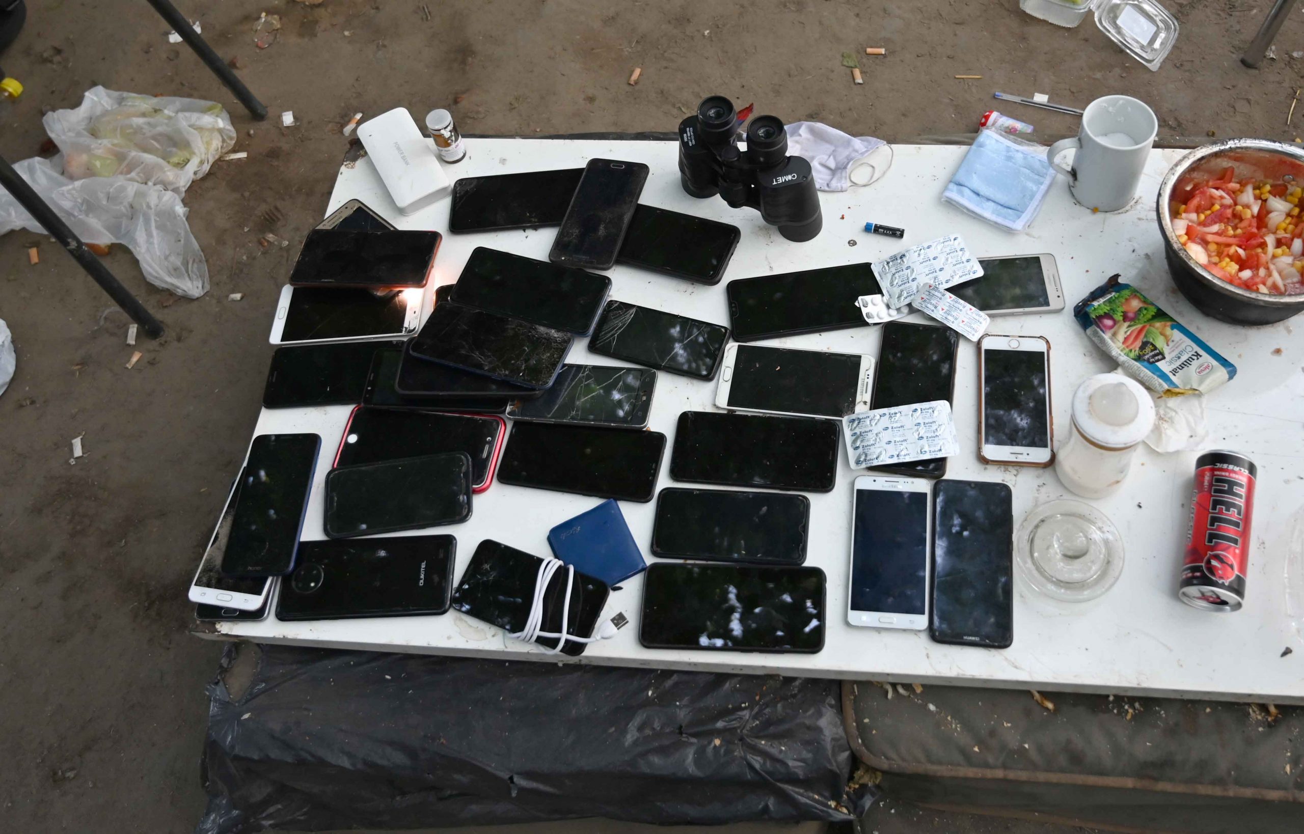 Srpski Krstur, opština Novi Kneževac, akcija Plaža, otkrivanje, hapšenje iregularnih migranata, migranti, izbeglice, policija, žandarmerija Foto: MUP