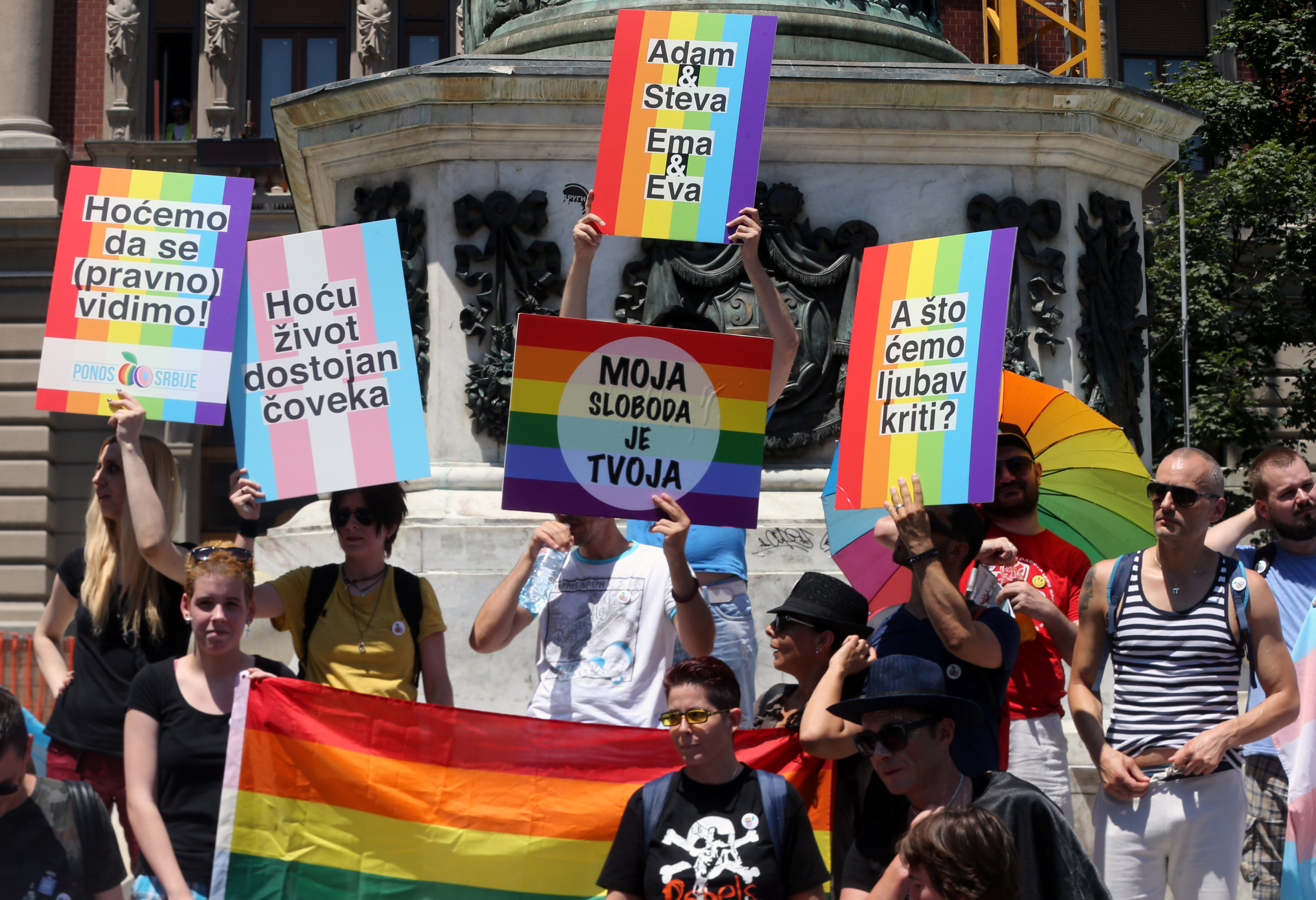 LGBT parade in Belgrade