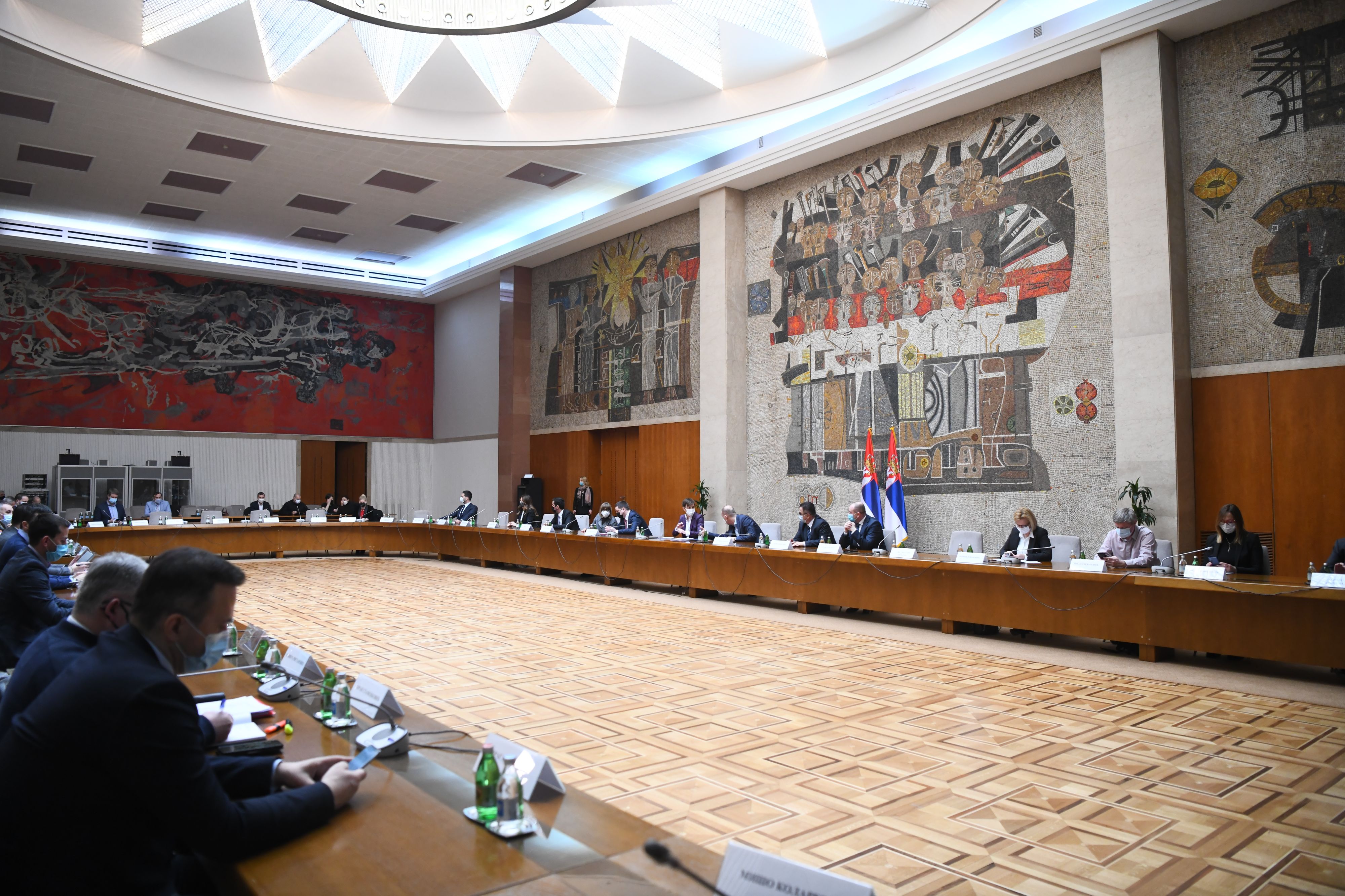 Beograd 12. mart 2021. Sednica Kriznog staba Foto:Filip Krainčanić/Nova.rs