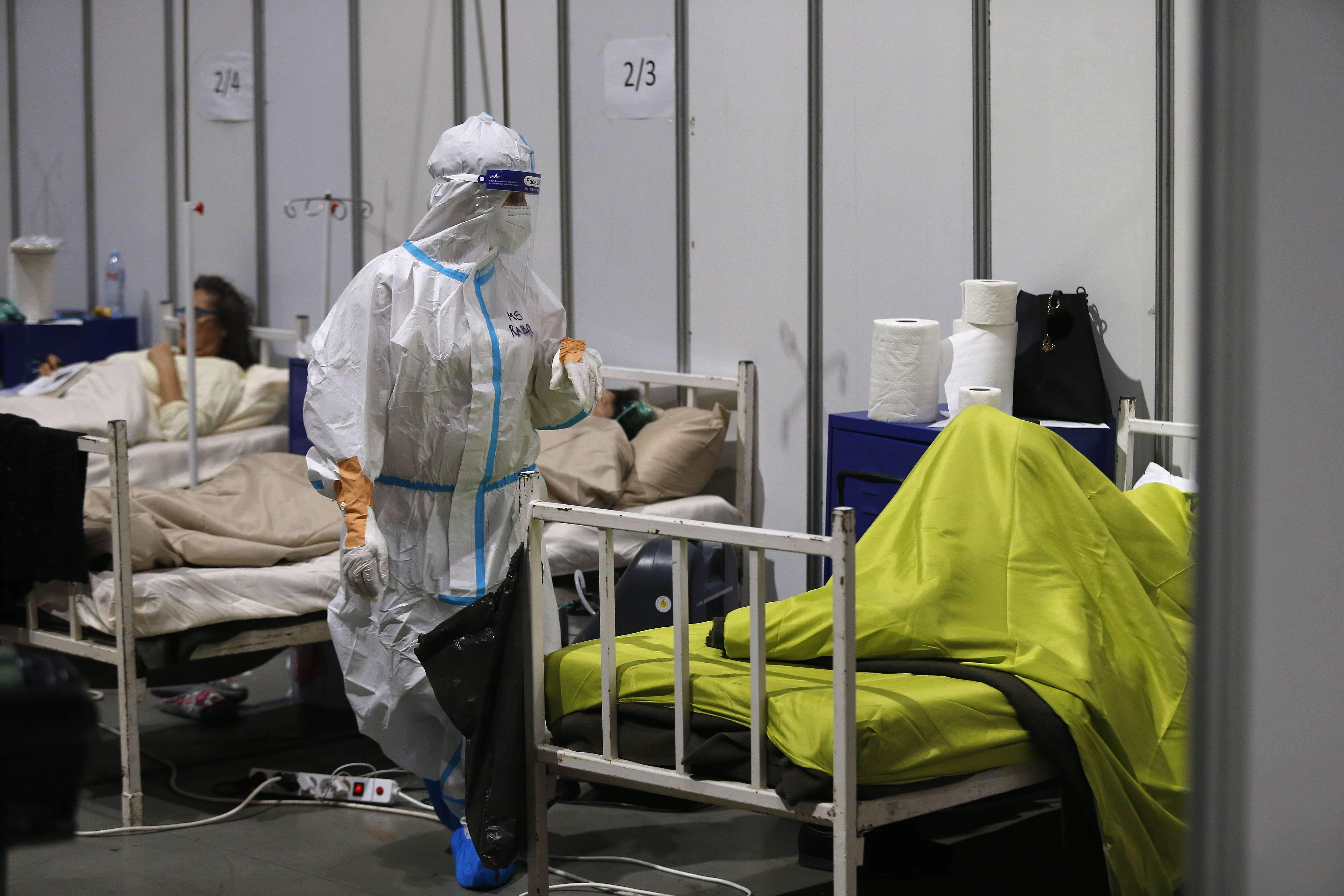 Koronavirus Arena Bolnica Beograd, Makeshift Covid-19 hospital in Belgrade