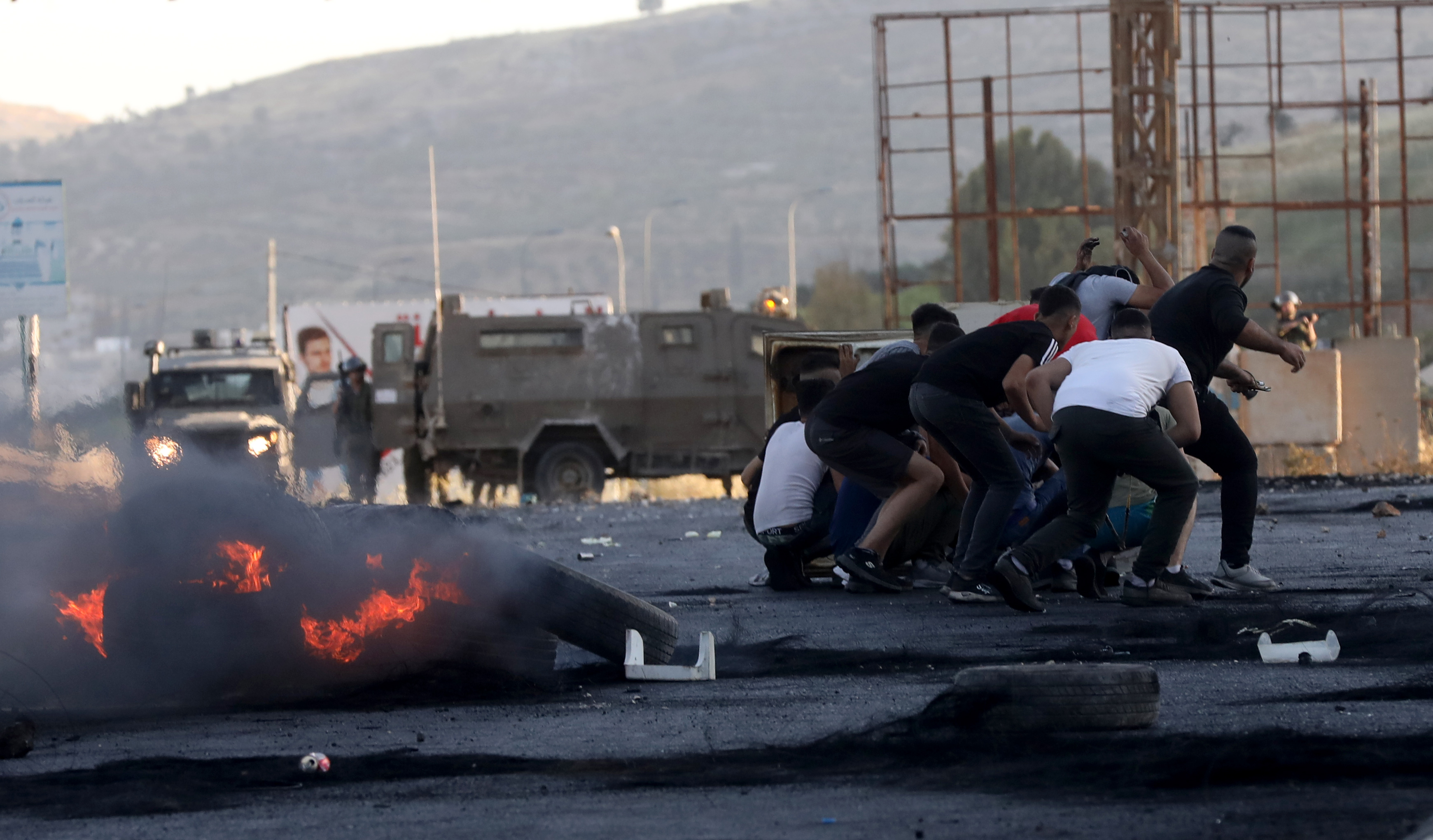 Clashes near Nablus following protests
