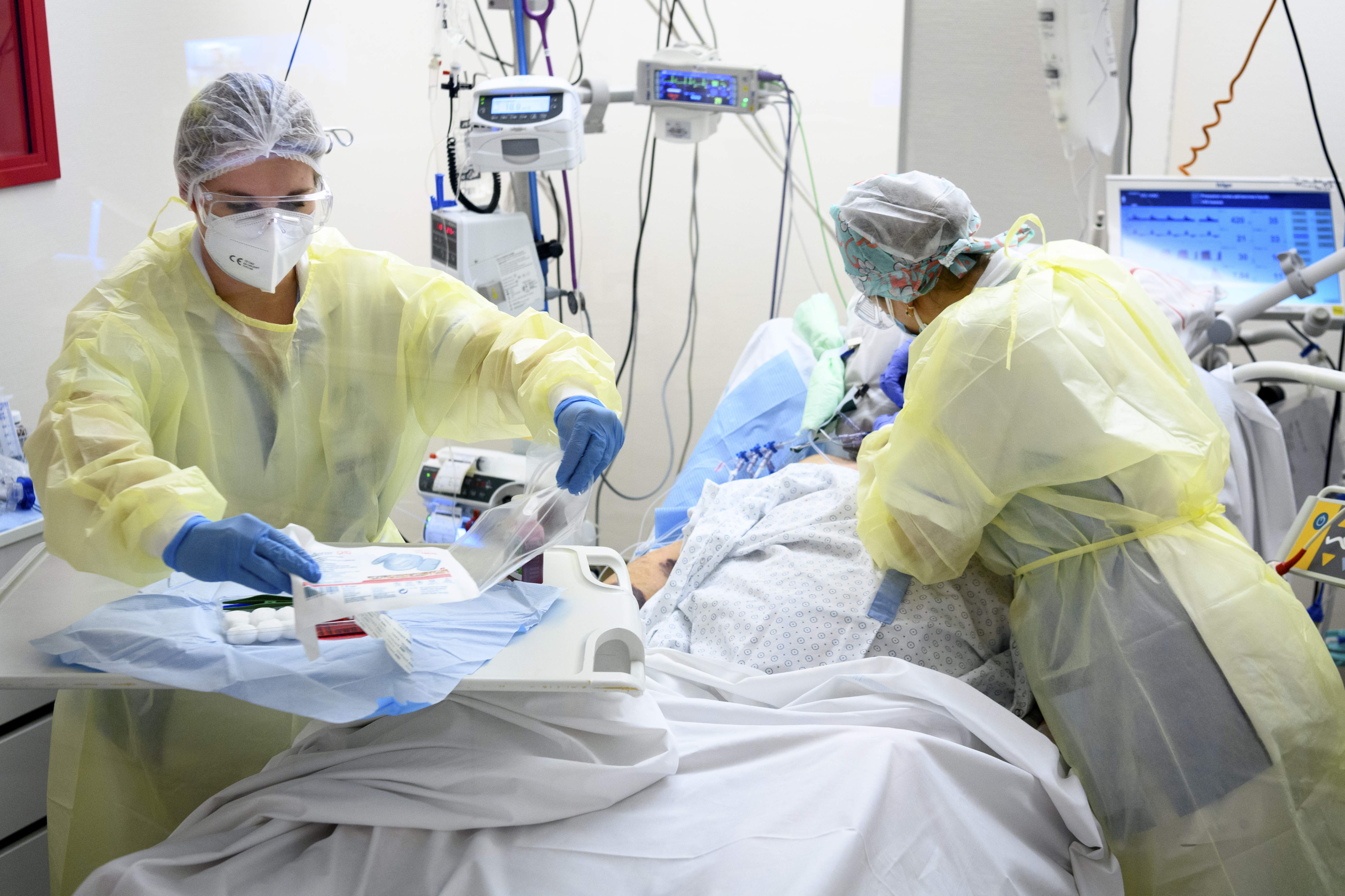 Intensive care unit at eHnv hospital in Yverdon-les-Bains