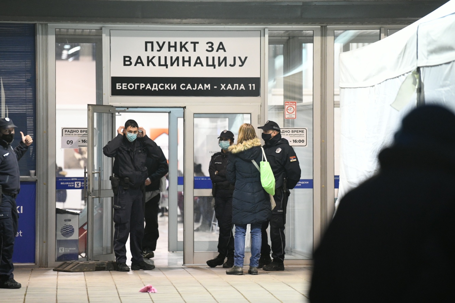 Beograd 25. januar 2021. Vakcinacija na beogradskom sajmu Foto:Vesna Lalić/Nova.rs