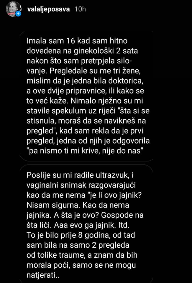 iskustva iz ginekološke ordinacije