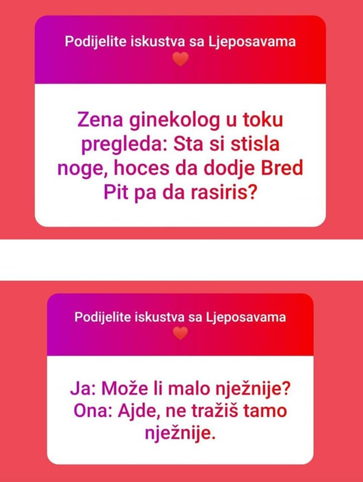 iskustva iz ginekološke ordinacije